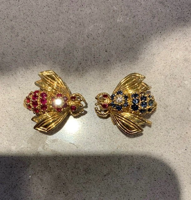 Vintage Ruby and Diamond Bee Pin, Tiffany & Co.