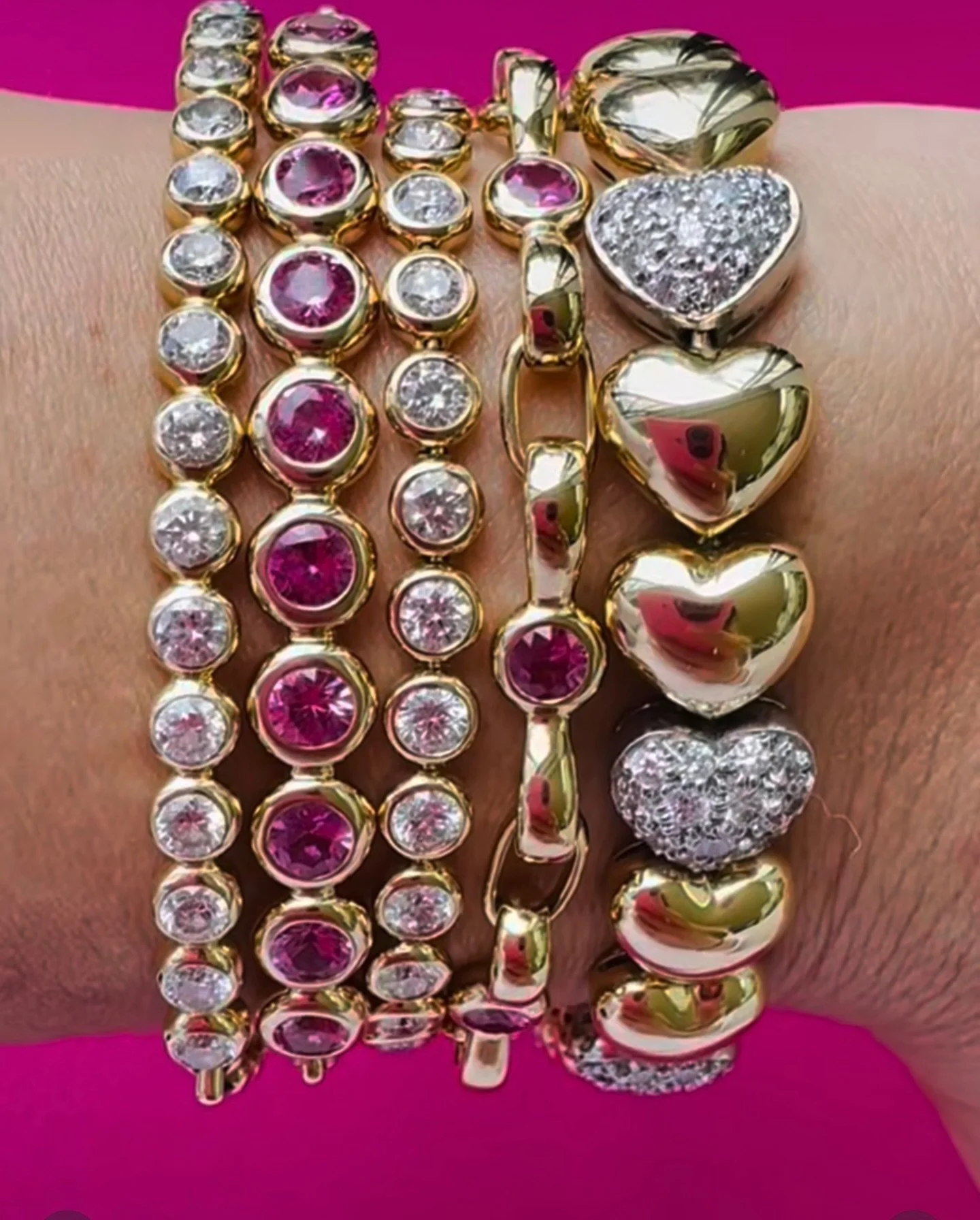 FABULOUS bracelets!!! 🩷🩷🩷

Mother&rsquo;s Day 🌸 is May 10th and graduation season is here! 

#bezelsetbracelets #stackemup #engravablebracelets #diamondbracelet #beautifuljewelry