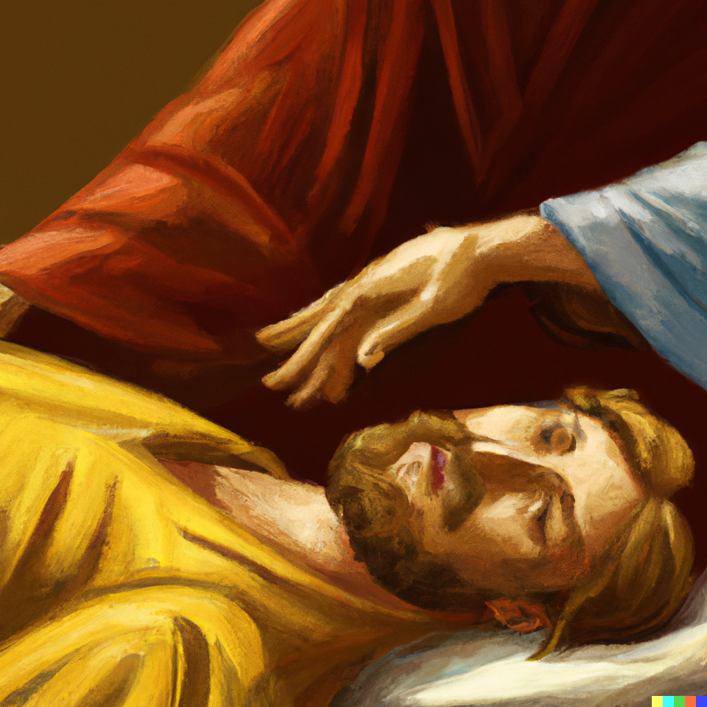 DALL·E 2023-03-31 20.07.14 - Create a Michelangelo-style painting of the risen Christ.png