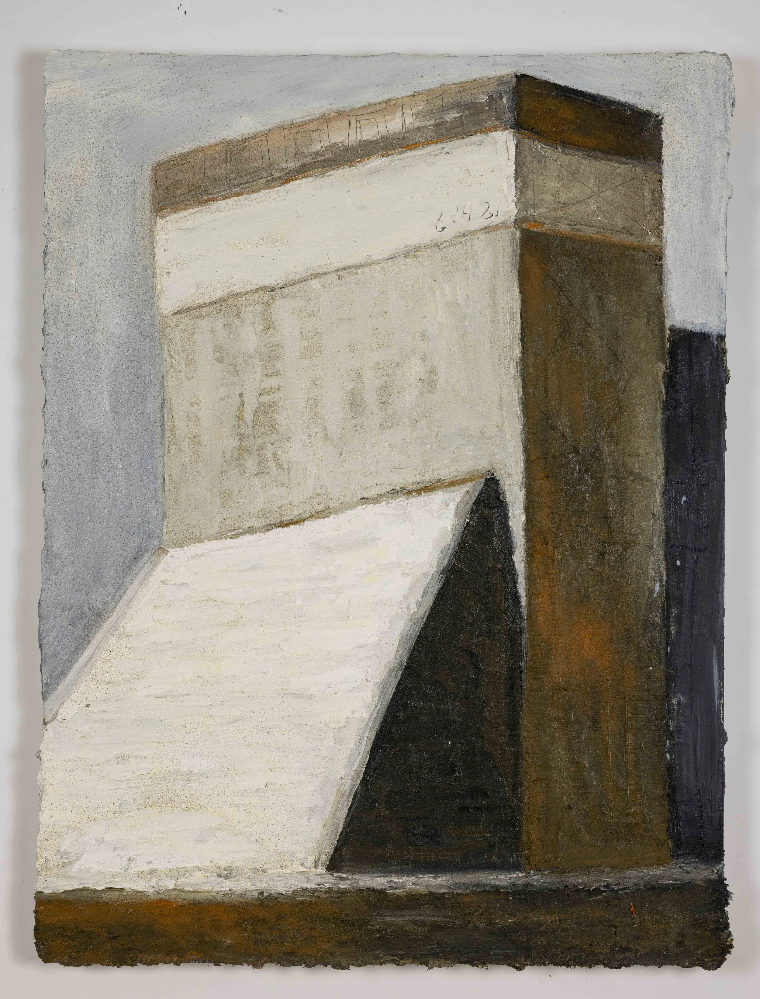 Bastion, oil on wood, 40" x 30" inches