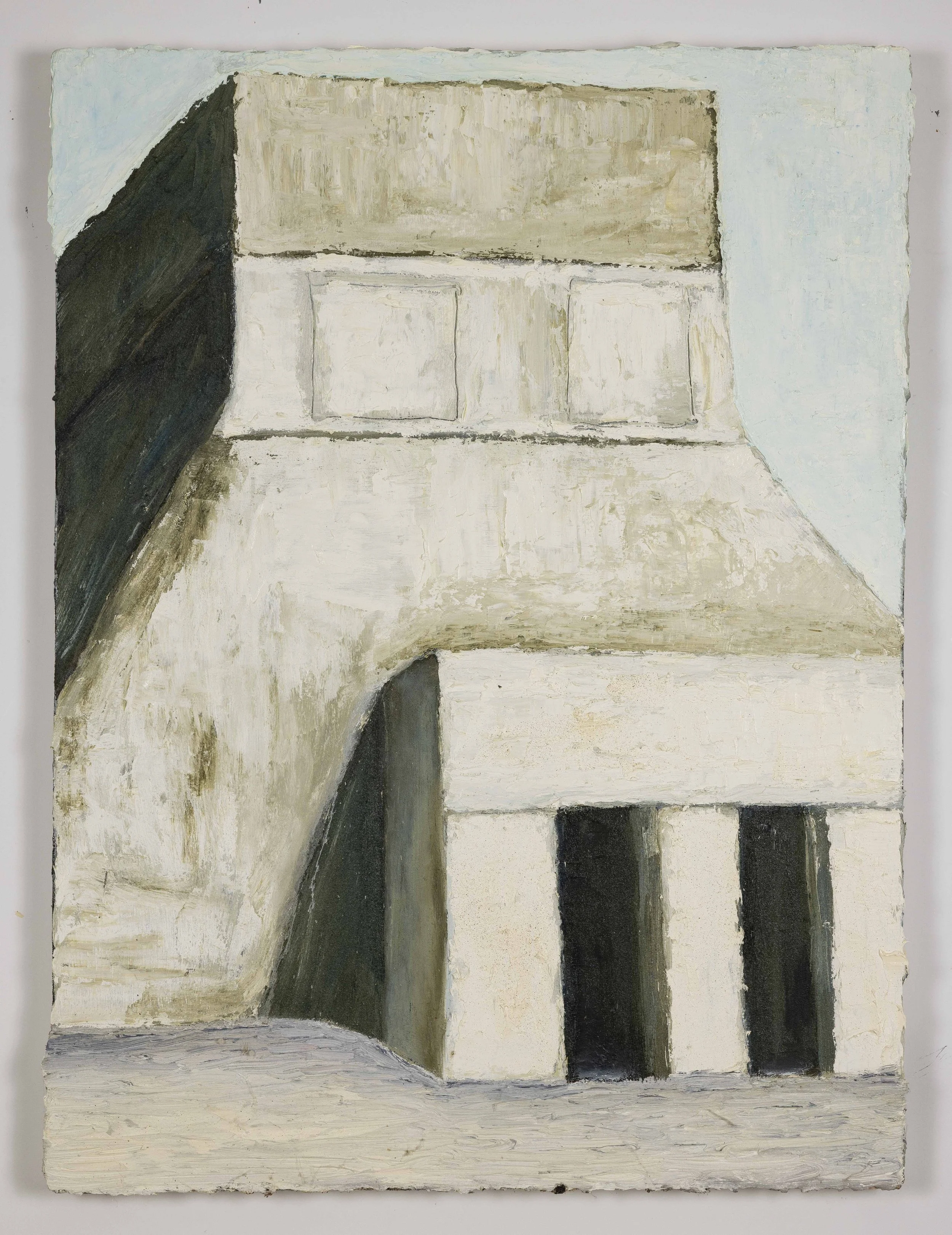 Redoubt, oil on wood, 40" x 30" inches