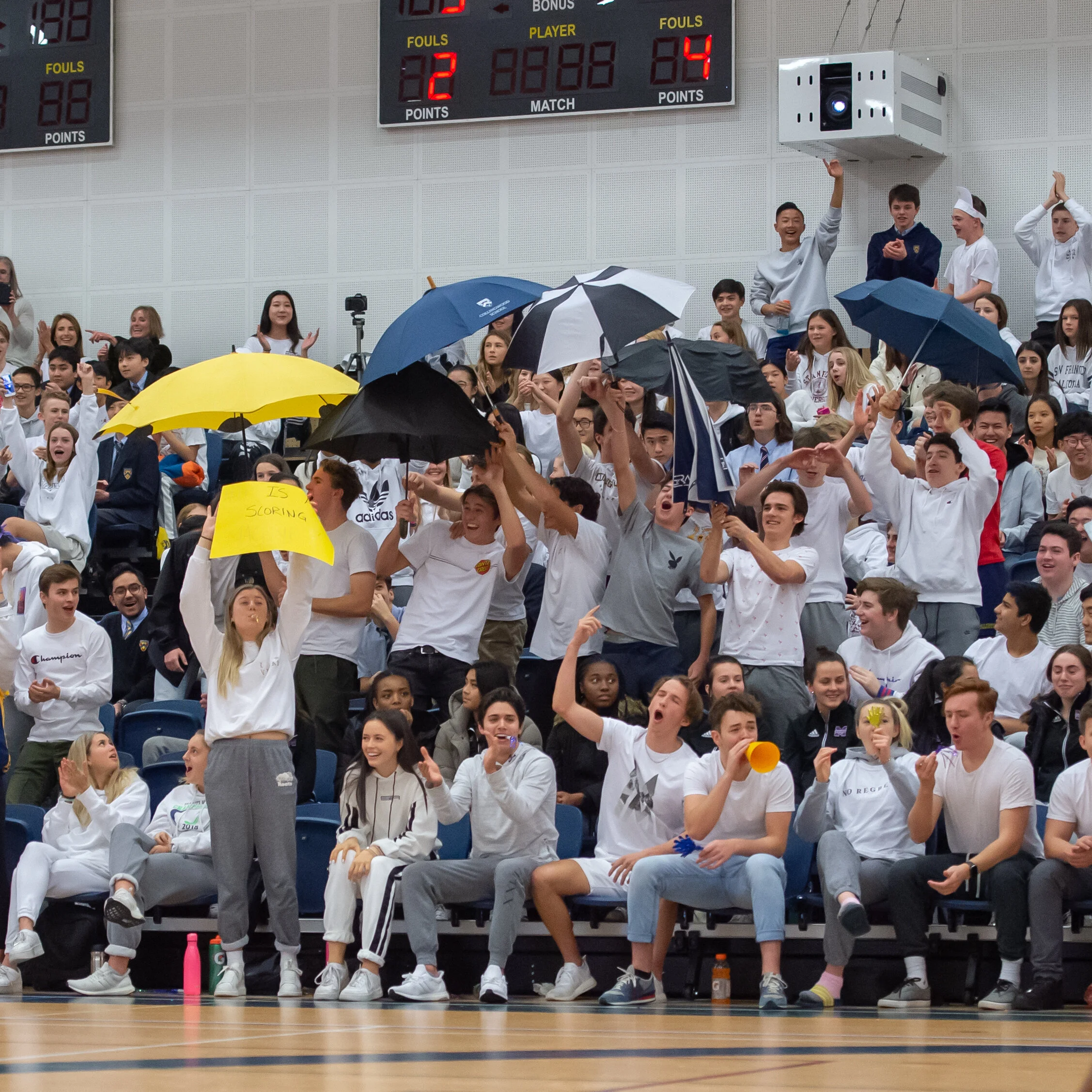 (BOYS) Collingwood tops Archbishop MacDonald in Tourney Opener "White Out"