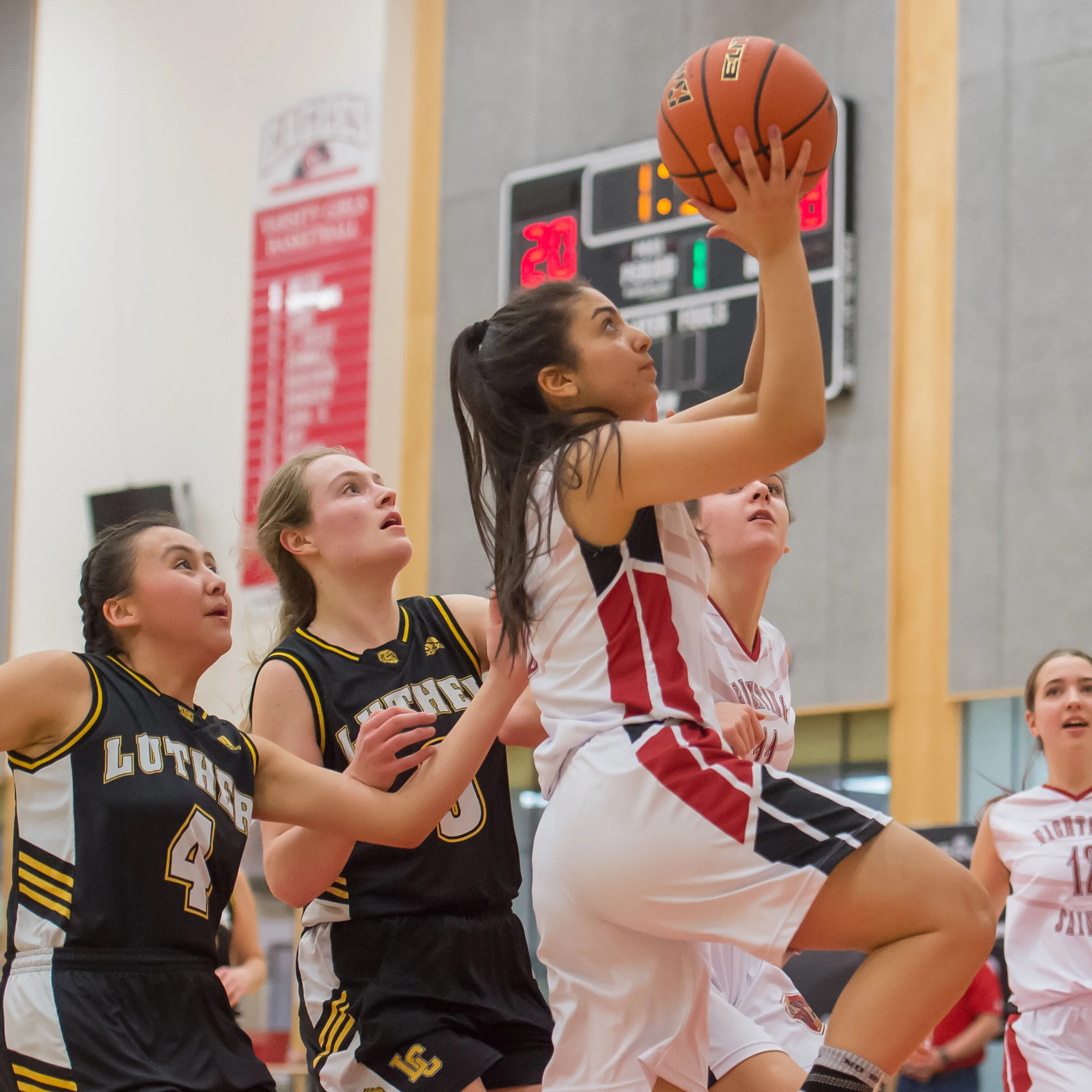(GIRLS)  STA takes convincing win over Luther College (Regina) in semi-final action