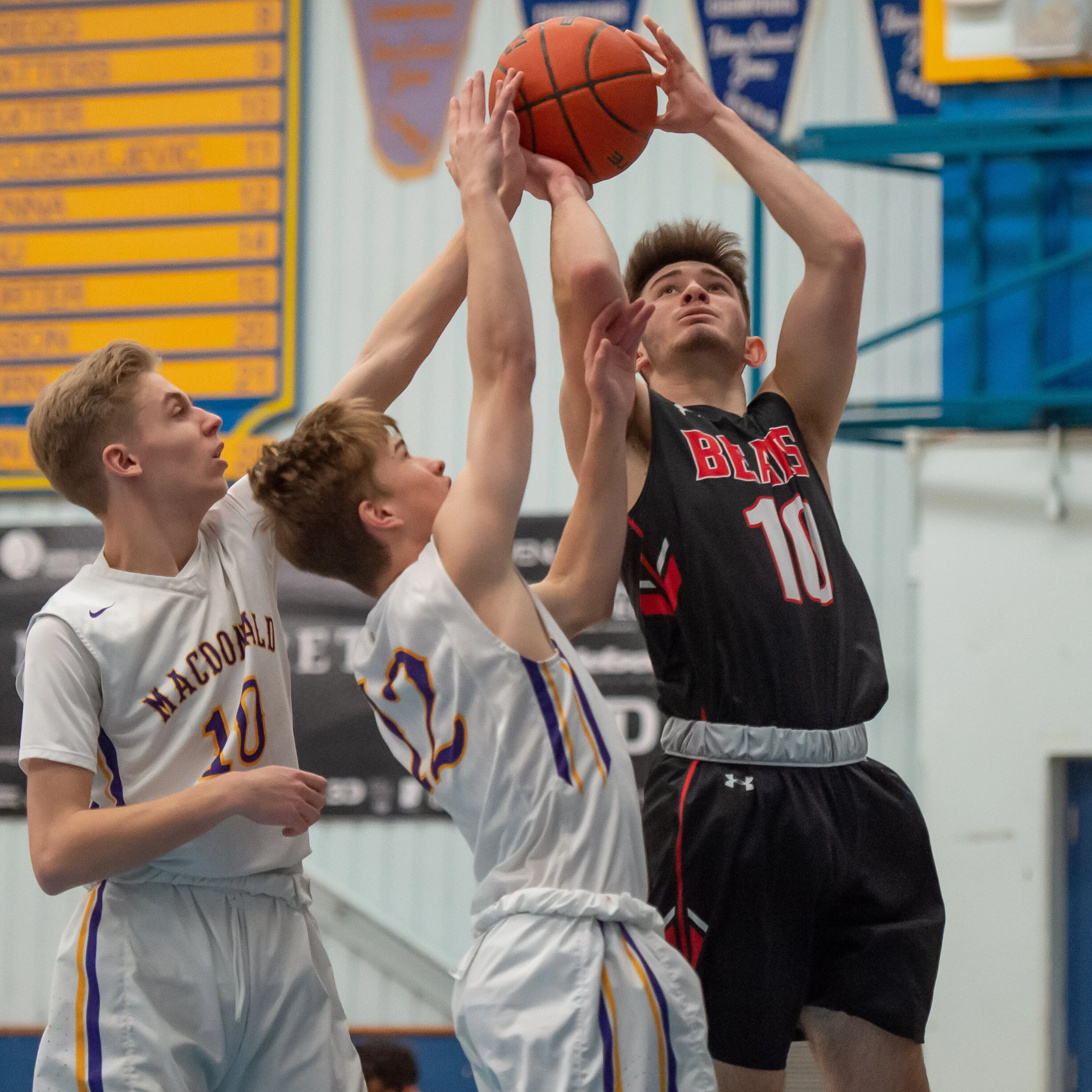 (BOYS) Archbishop MacDonald (Edmonton) left wishing Mt. Boucherie Bears were hibernating
