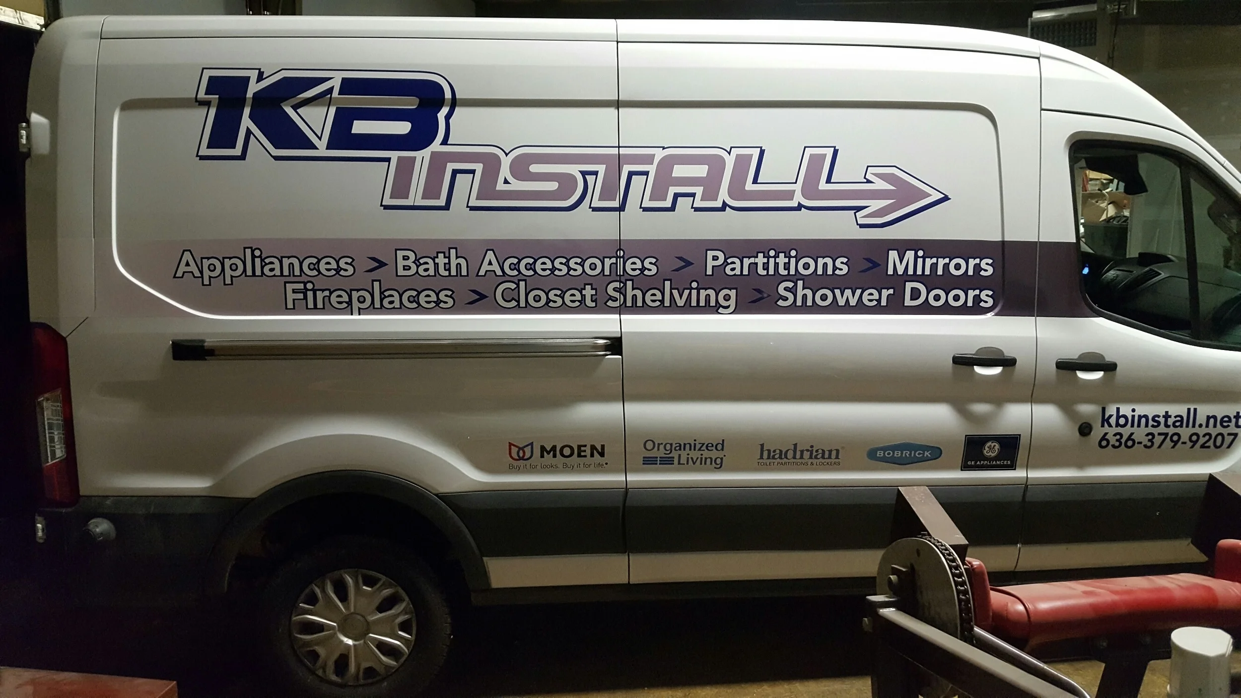 KB Install's New Transit Wrap from FastSigns! 