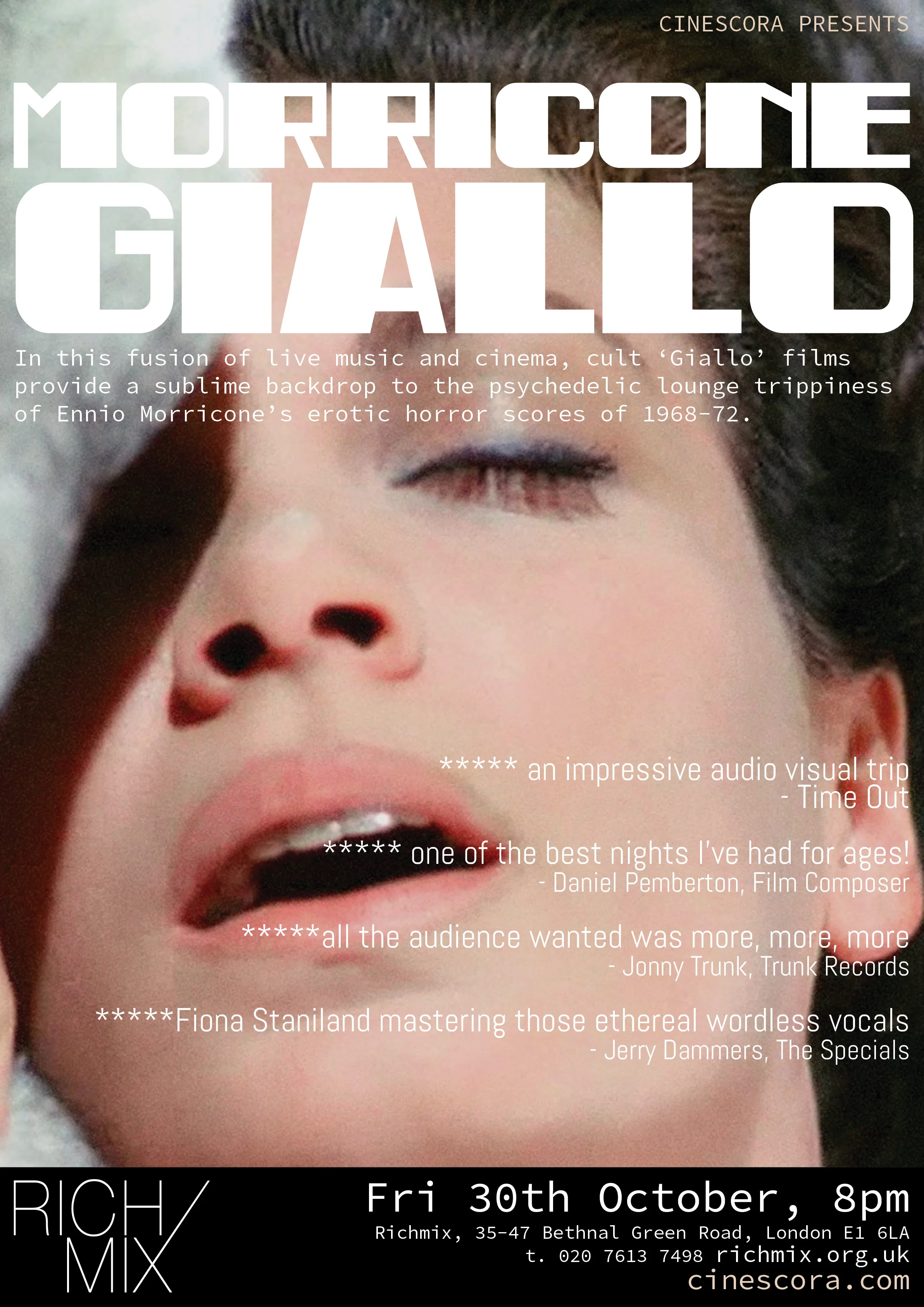 Flyer and poster desgin for Richmix on 30th http://bit.ly/1LUioim