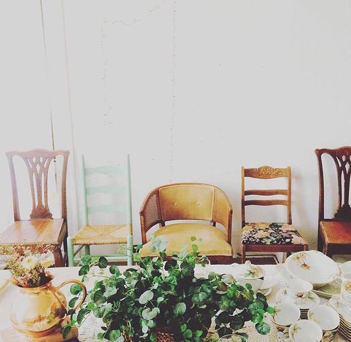 Chippy White Table circa 2015