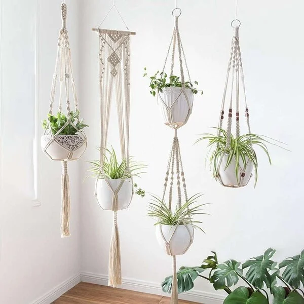 MACRAMÉ PLANT HANGERS $5