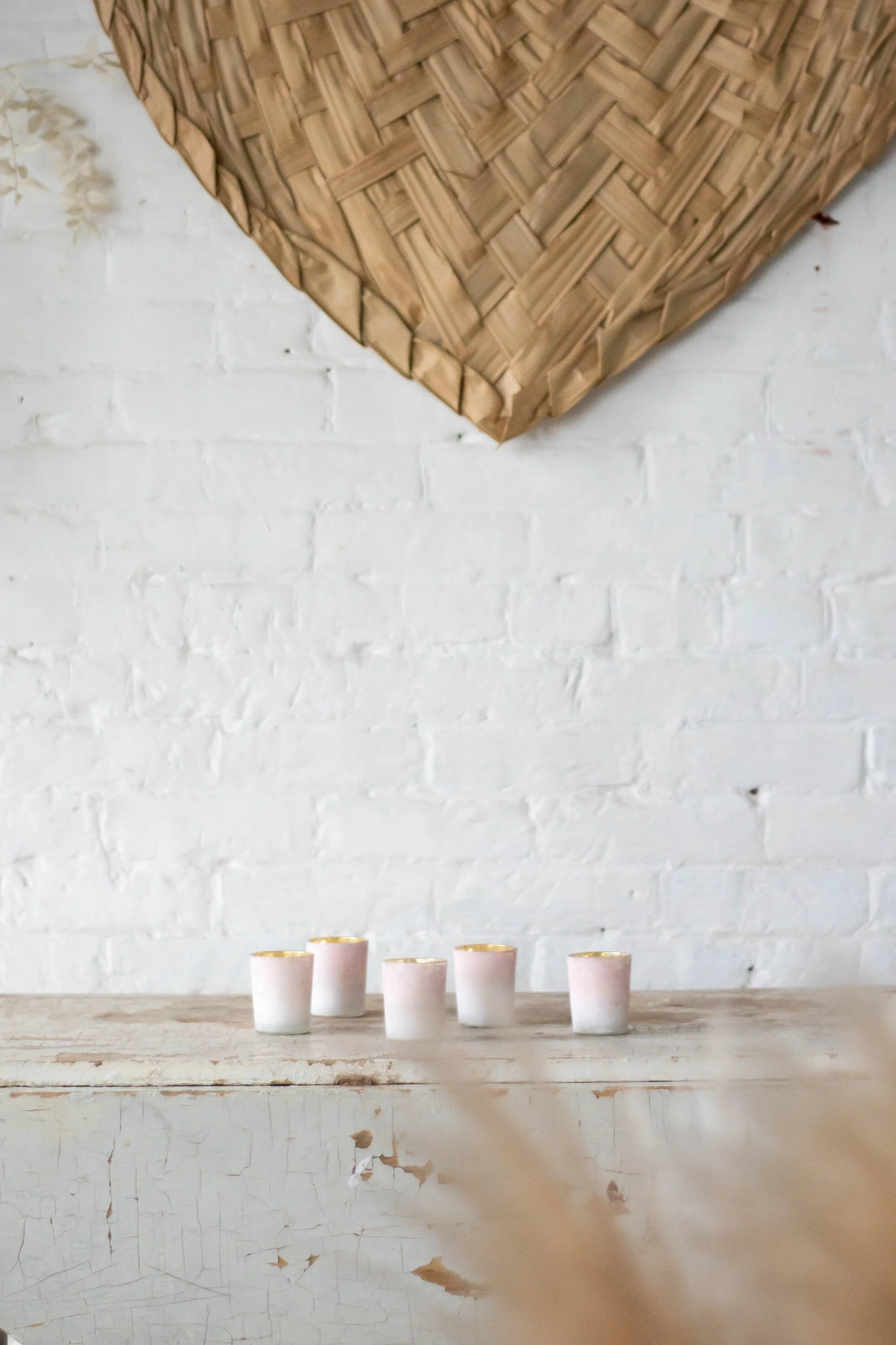 PINK OMBRE VOTIVES $2.25