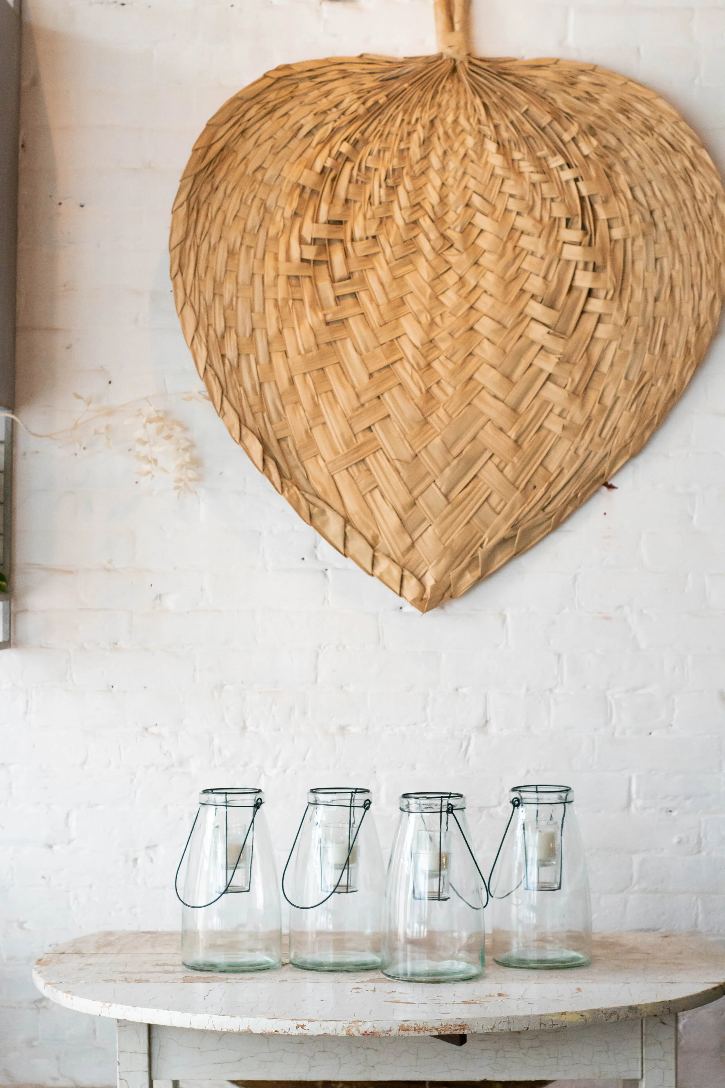 INDUSTRIAL GLASS LANTERNS $5