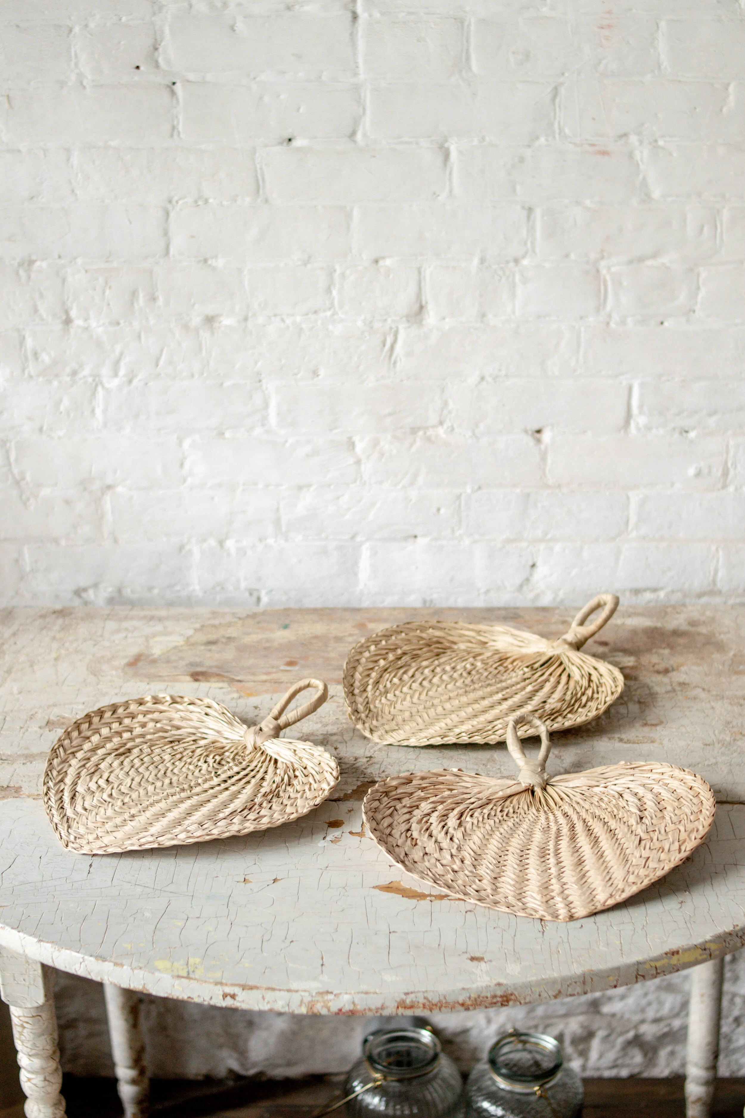 MINI WICKER FANS