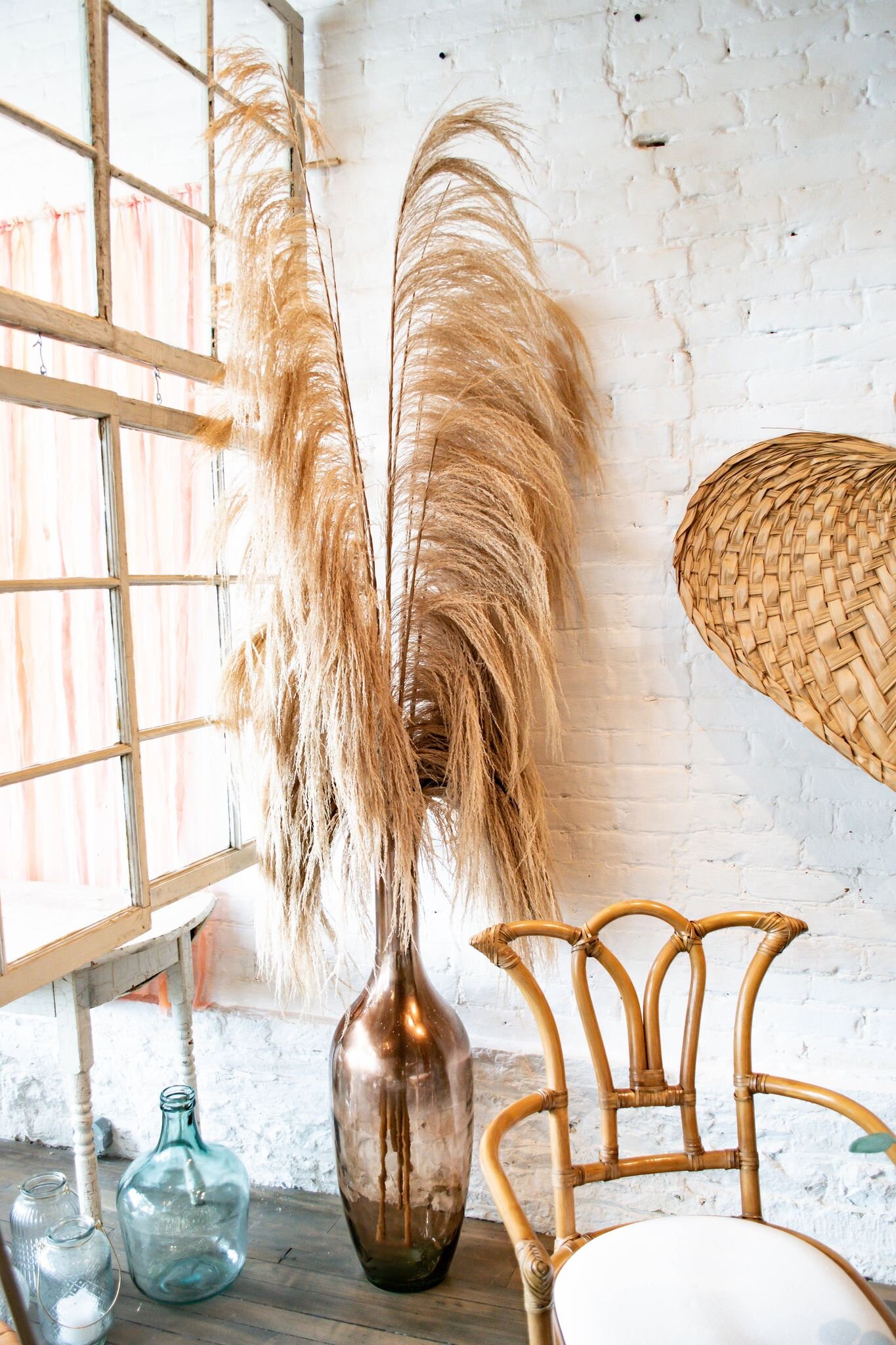 COPPER FLOOR VASE $25