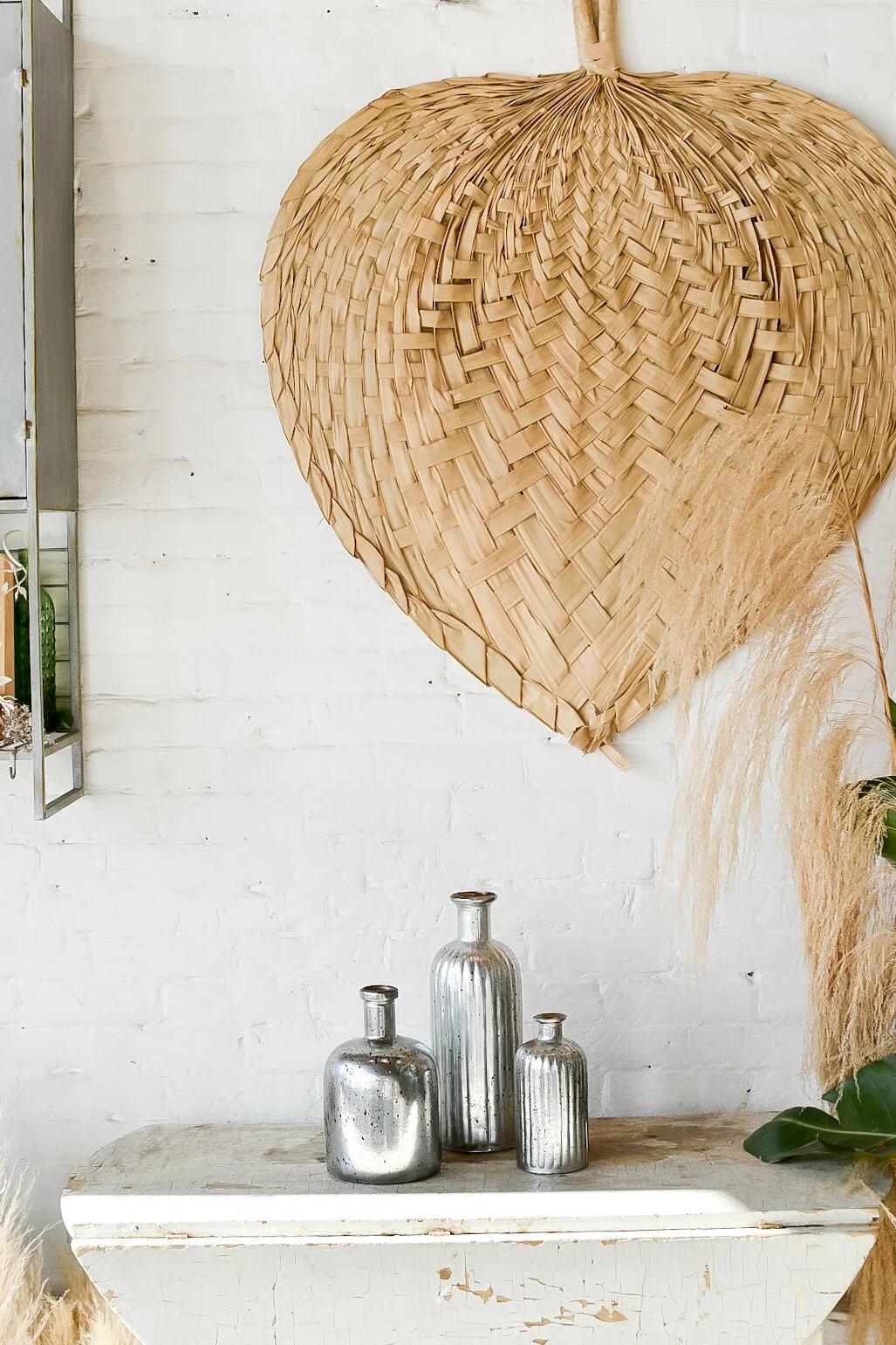 SILVER MERCURY VASES $15