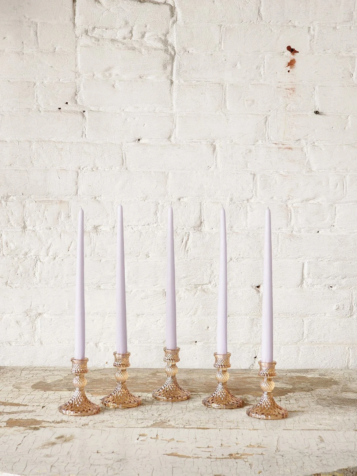 LAVENDER TAPER CANDLES $2