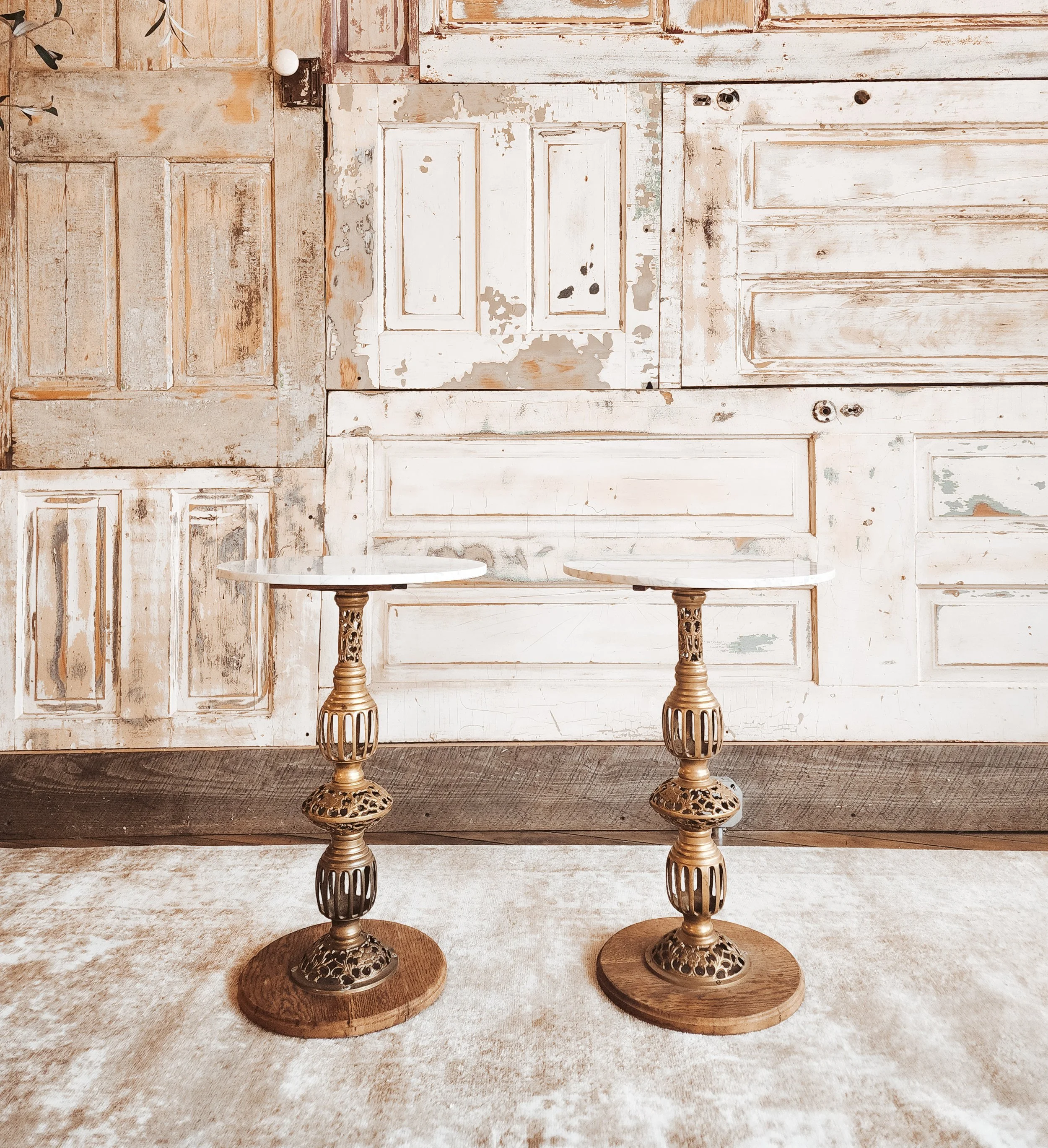 JASON MAGPIE MARBLE SIDE TABLES $50