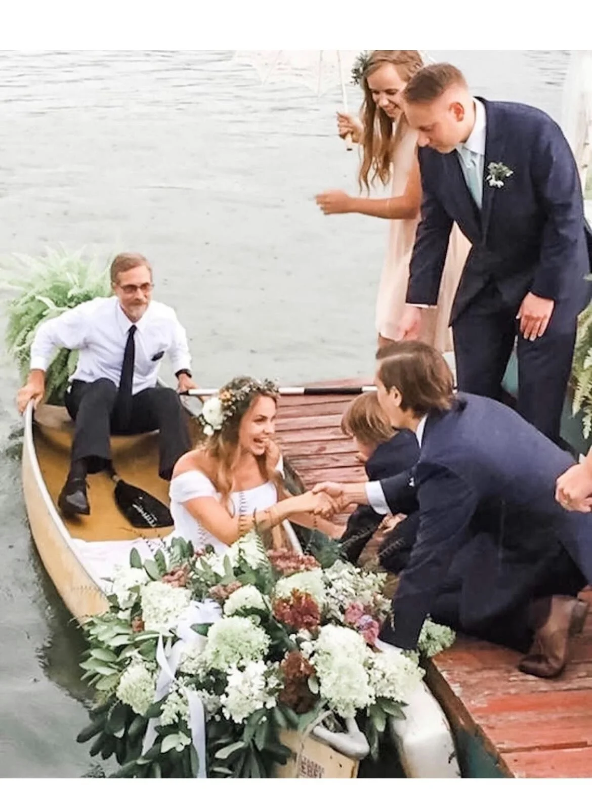 🤍10 years🤍
the very first chippy white wedding took place a decade ago on this day ✨ a misty afternoon lakeside at our family&rsquo;s cottage Mark and I said I do with our amazing family and friends surrounding us in love, with wet smiling faces 🥲