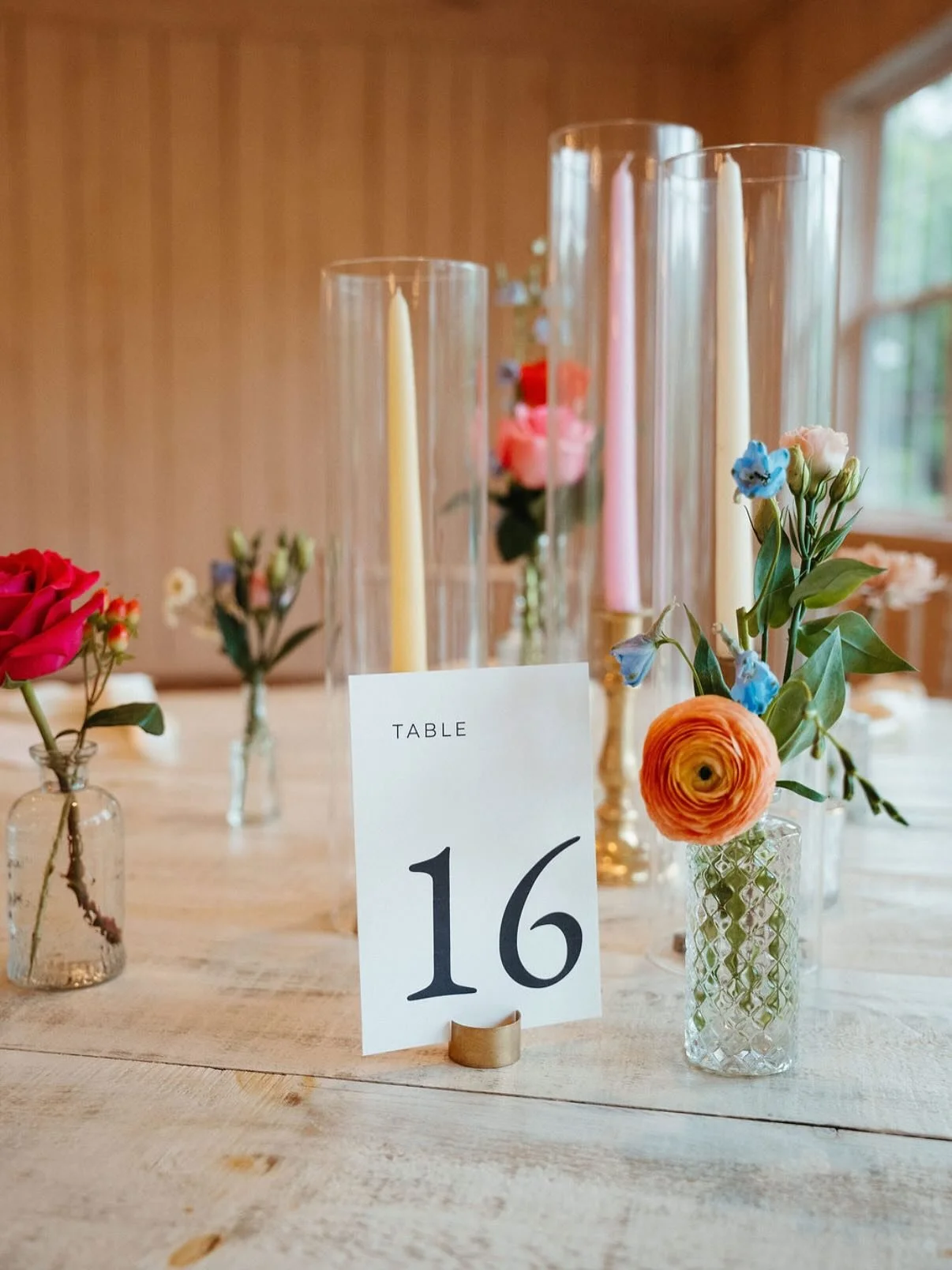 the details matter, like we always say. BUT sometimes you don&rsquo;t need anything extravagant to have your dream wedding day. some beautiful flowers, colorful candles, and all the people you love gathered around one big table is all you need 🩵✨ 
-