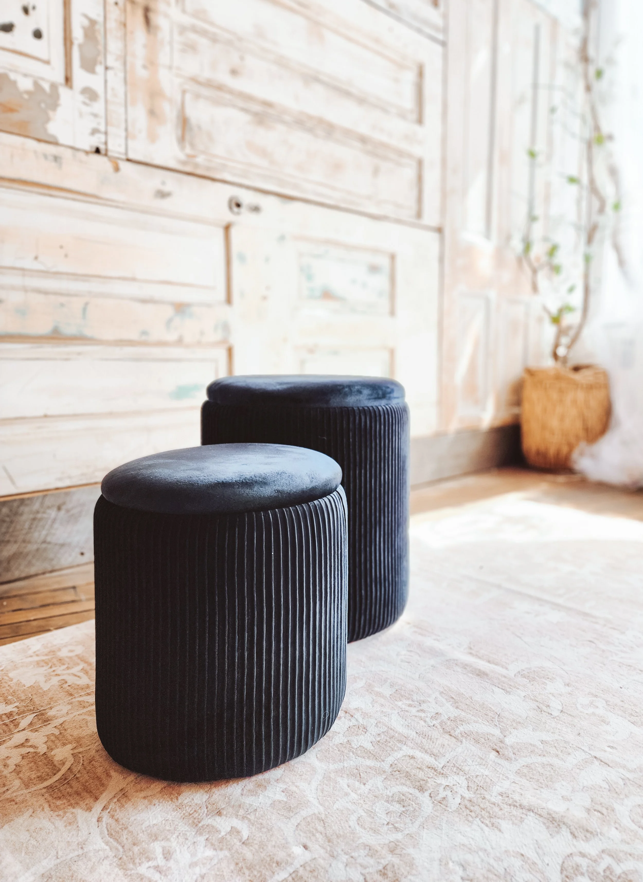 MIDNIGHT OTTOMANS $35