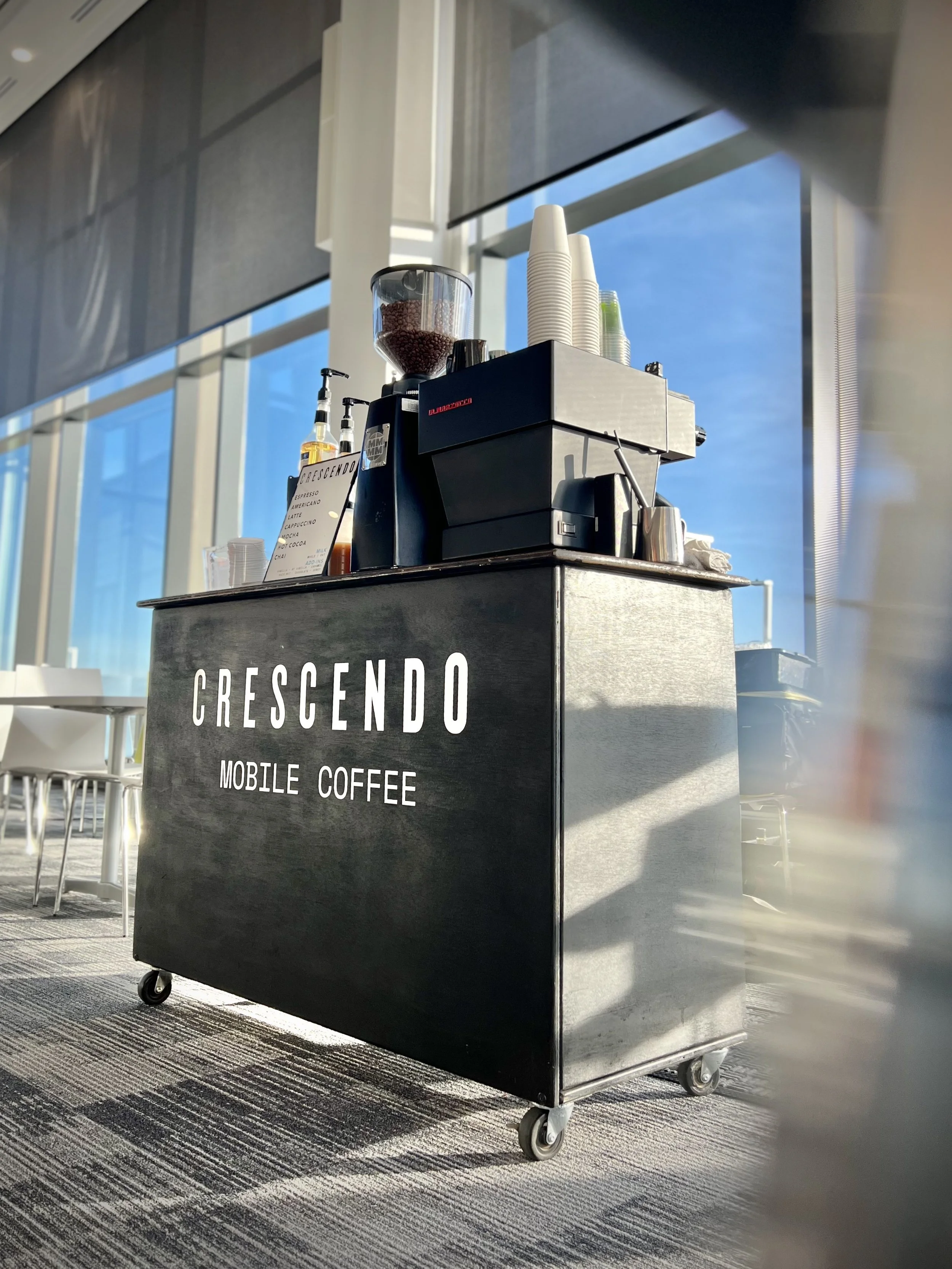 CRESCENDO MOBILE BAR • Espresso + Coffee Service