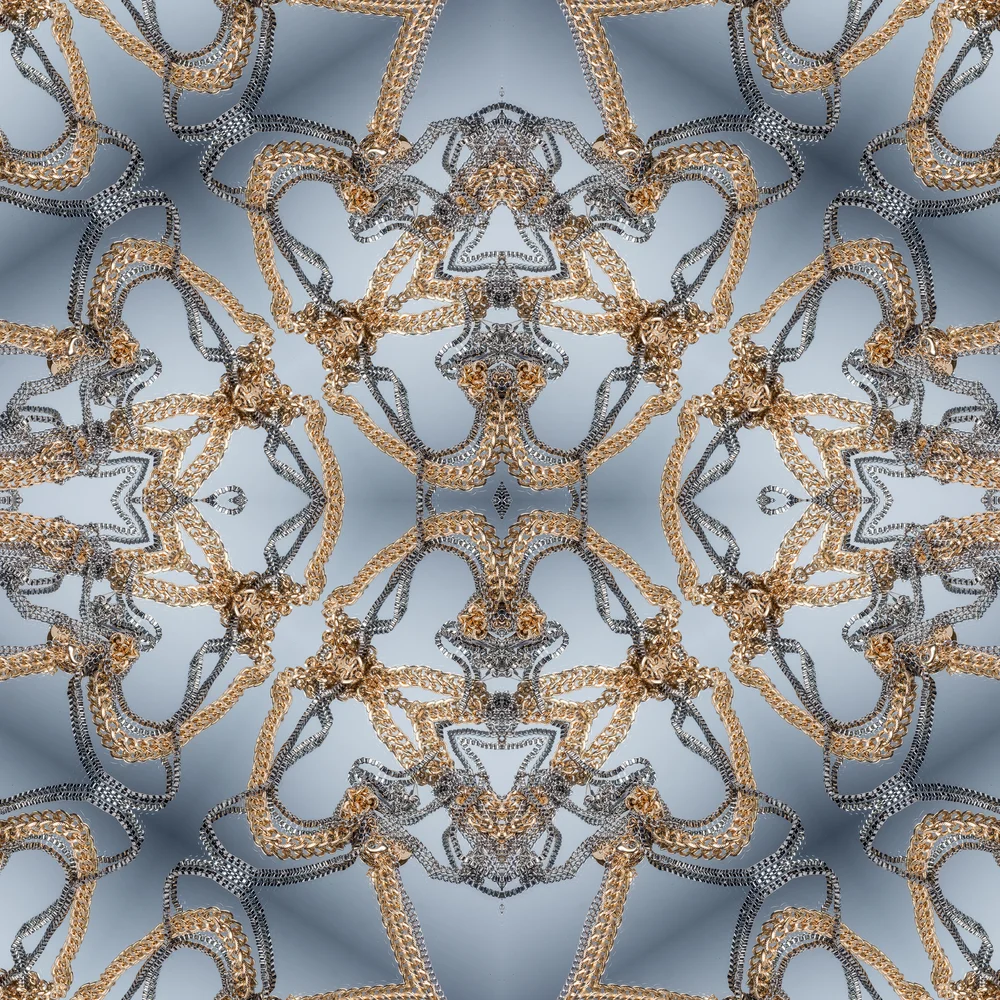 Golden Snowflake detail.