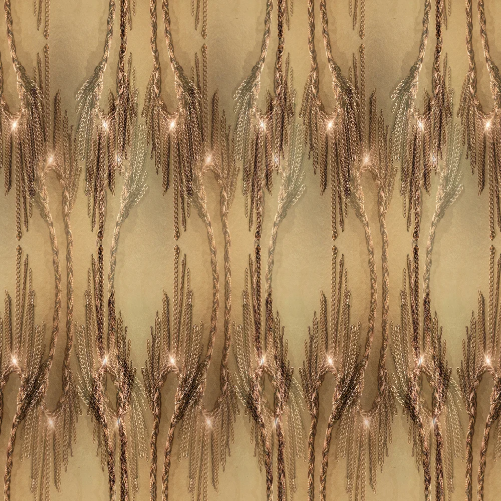 Golden Fringe detail.