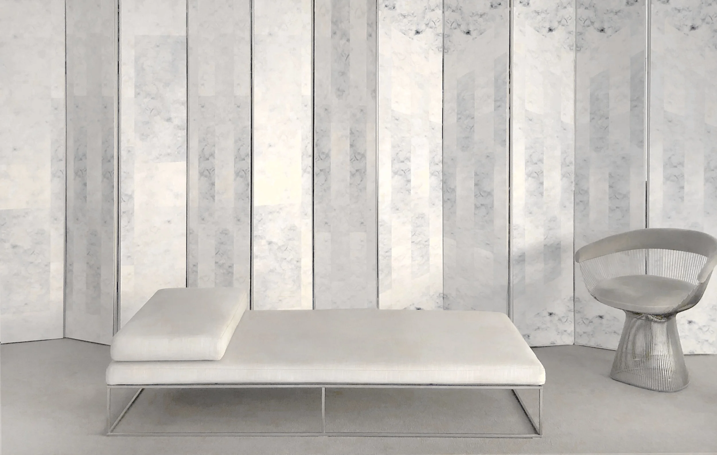Ethereus, Ethereus Virticus and Optical Ethereus on eco friendly recycled type II from Adrí by EDGE Collections