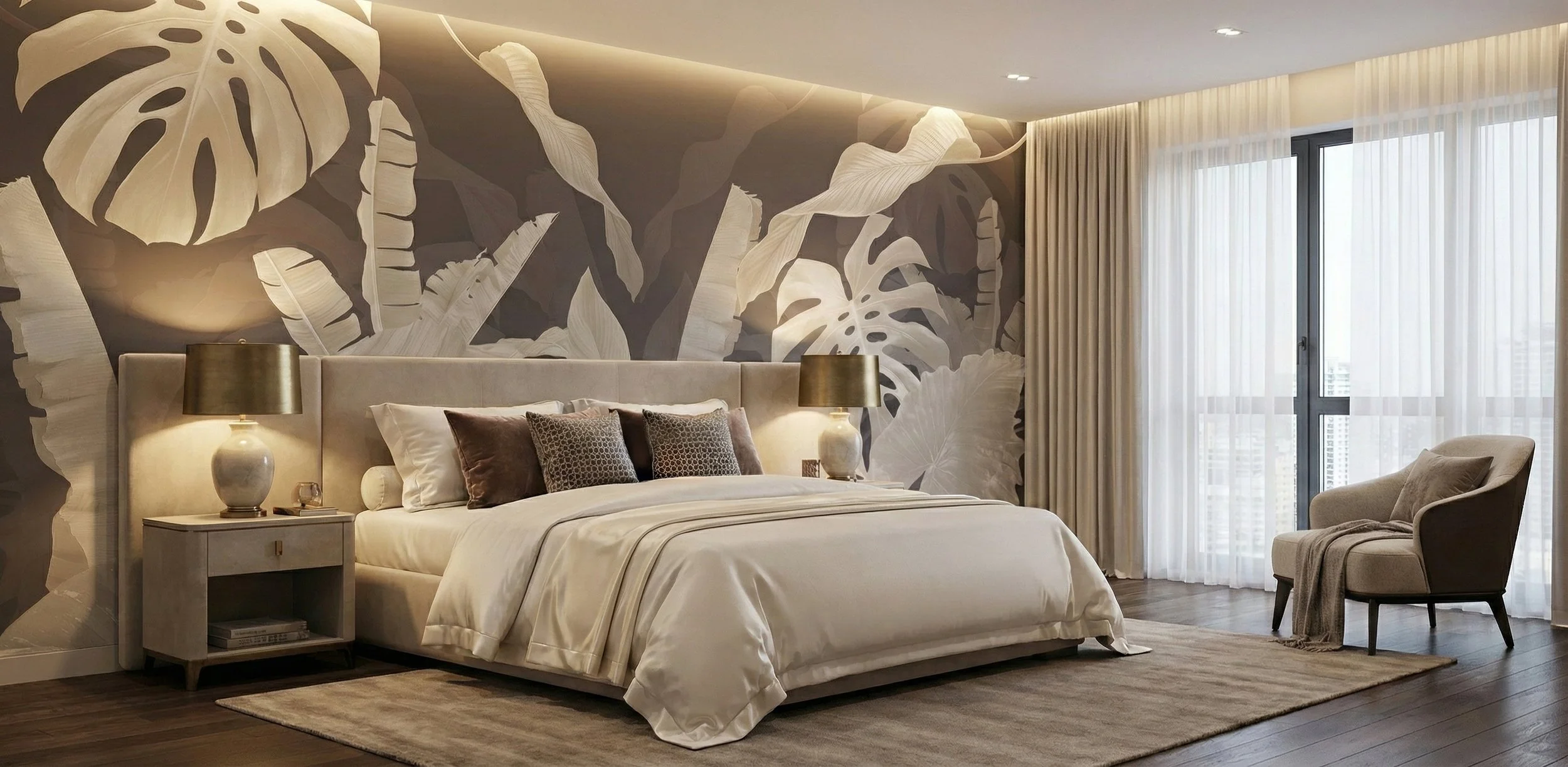 JungleScape Twilight bedroom wallpaper wallcovering by EDGE Collections.jpg