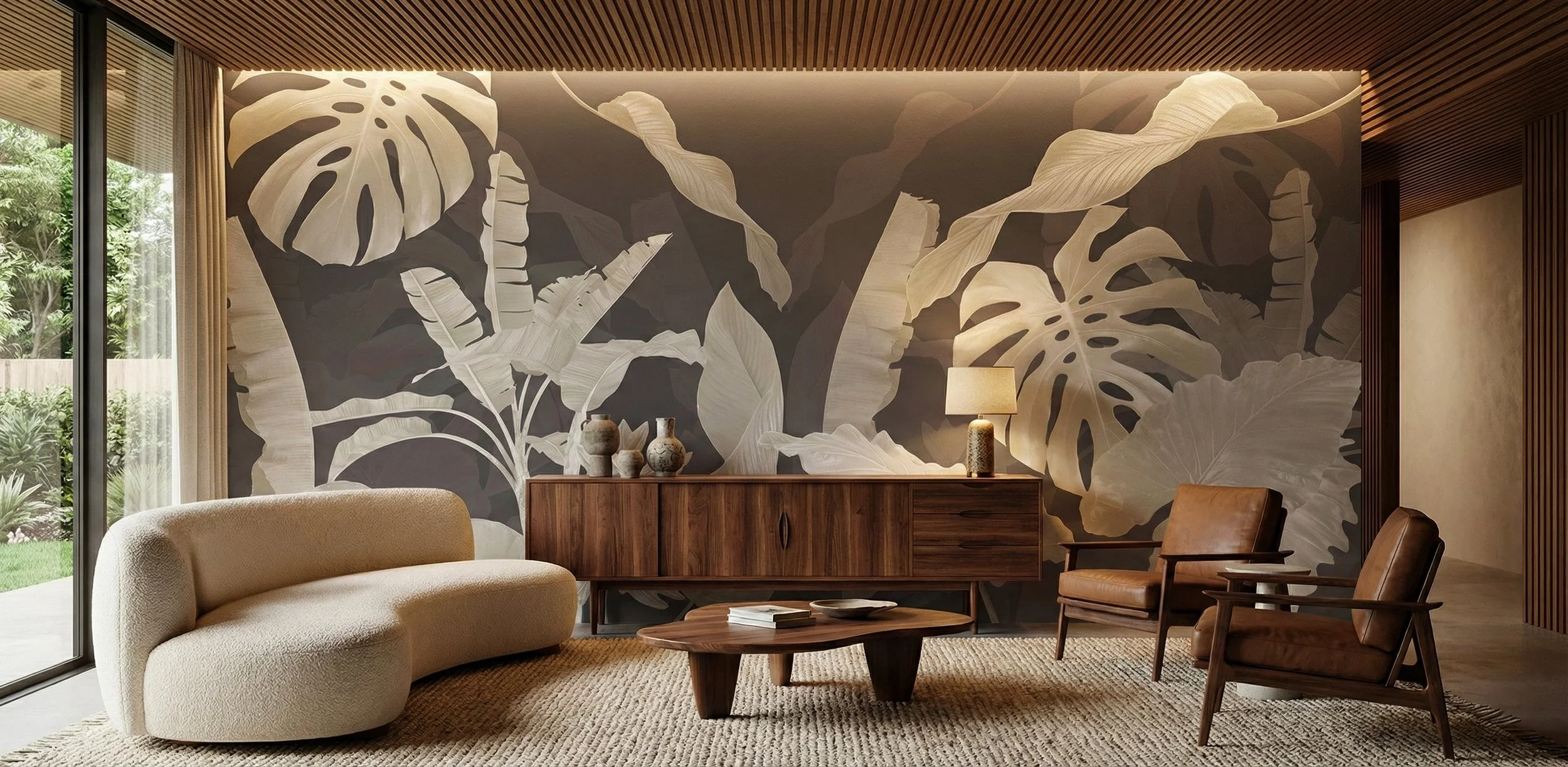 JungleScape Twilight livingroom wallpaper wallcovering by EDGE Collections.jpg