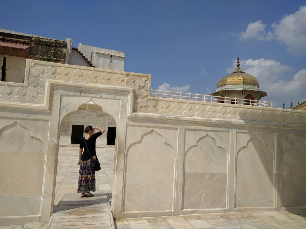 Ann McAfee in India