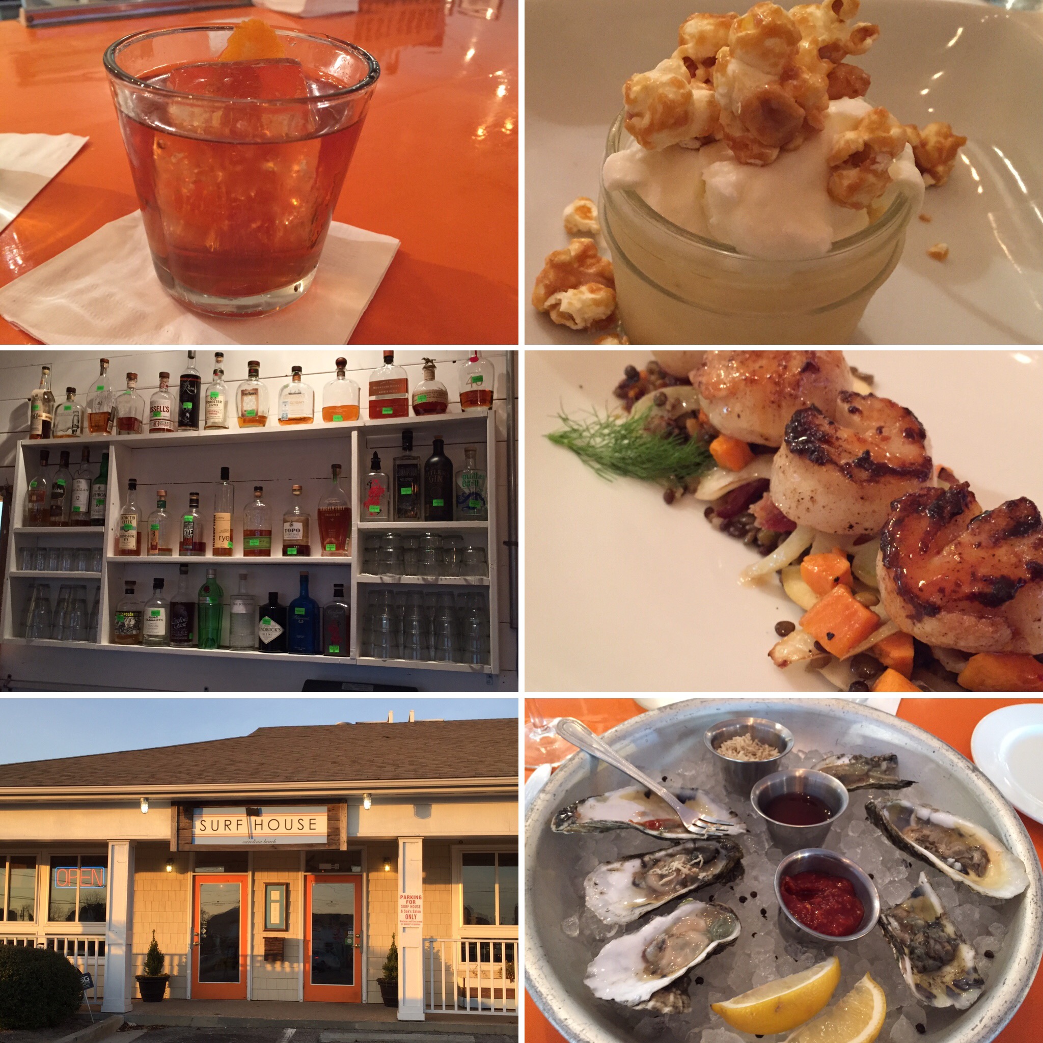 Surf House served up an incredible meal. Oyesters are one of my all time favorite appetizers. This whole meal was a treat! 
