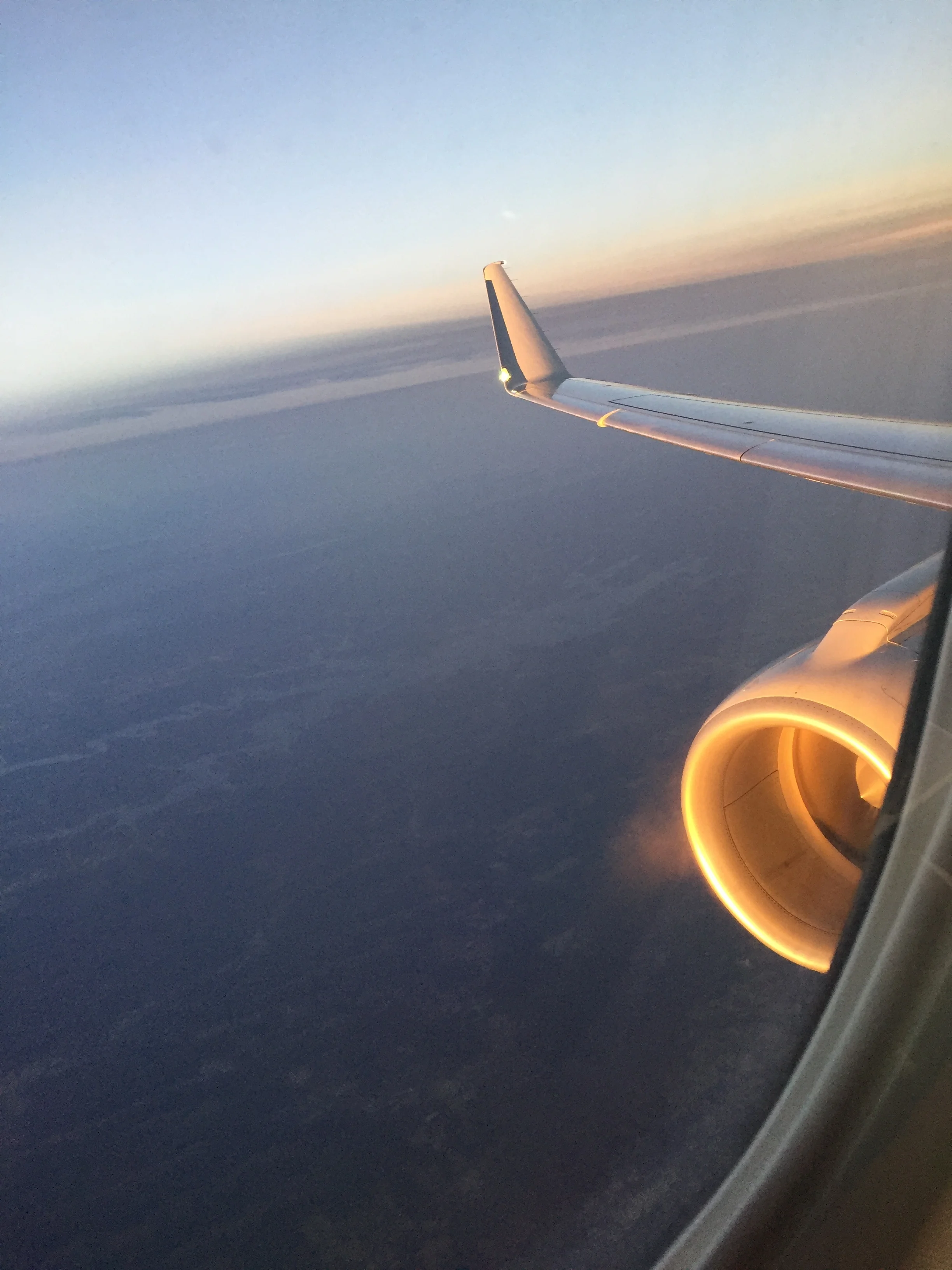 Flight into DFW