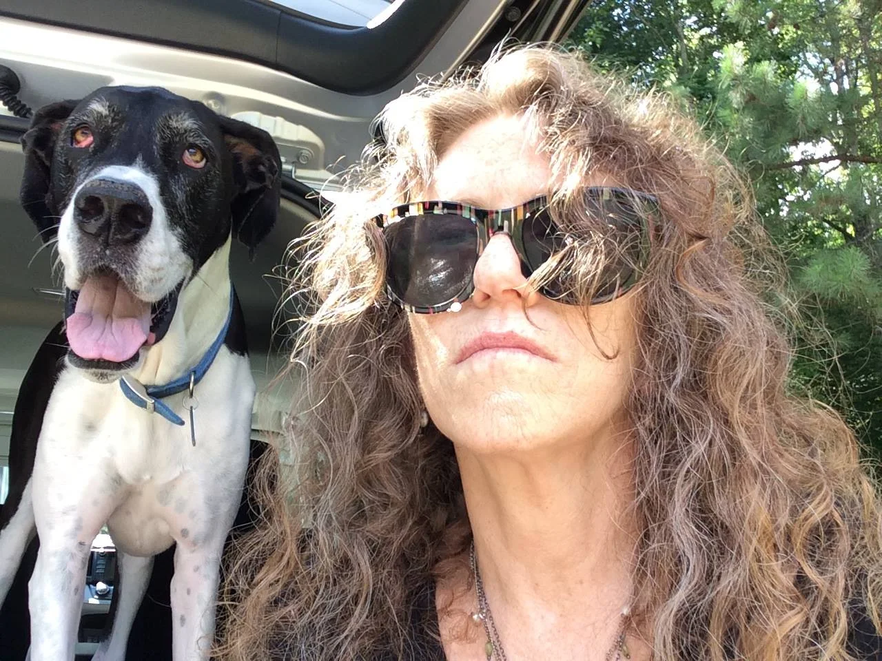 Sudie Rakusin and her dog.jpg