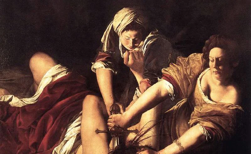 Artemisia Gentileschi. Judith Slaying Holofernes.