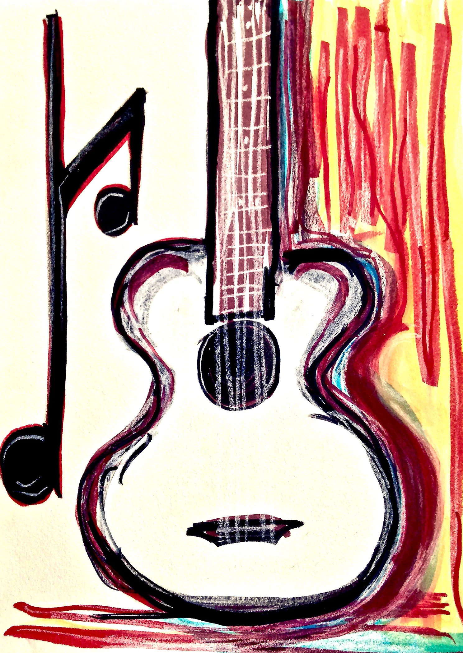 Spanish Guitar ArtCard