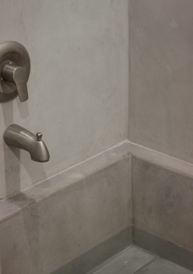 Concrete Shower Walls, Bath & Shower Walls