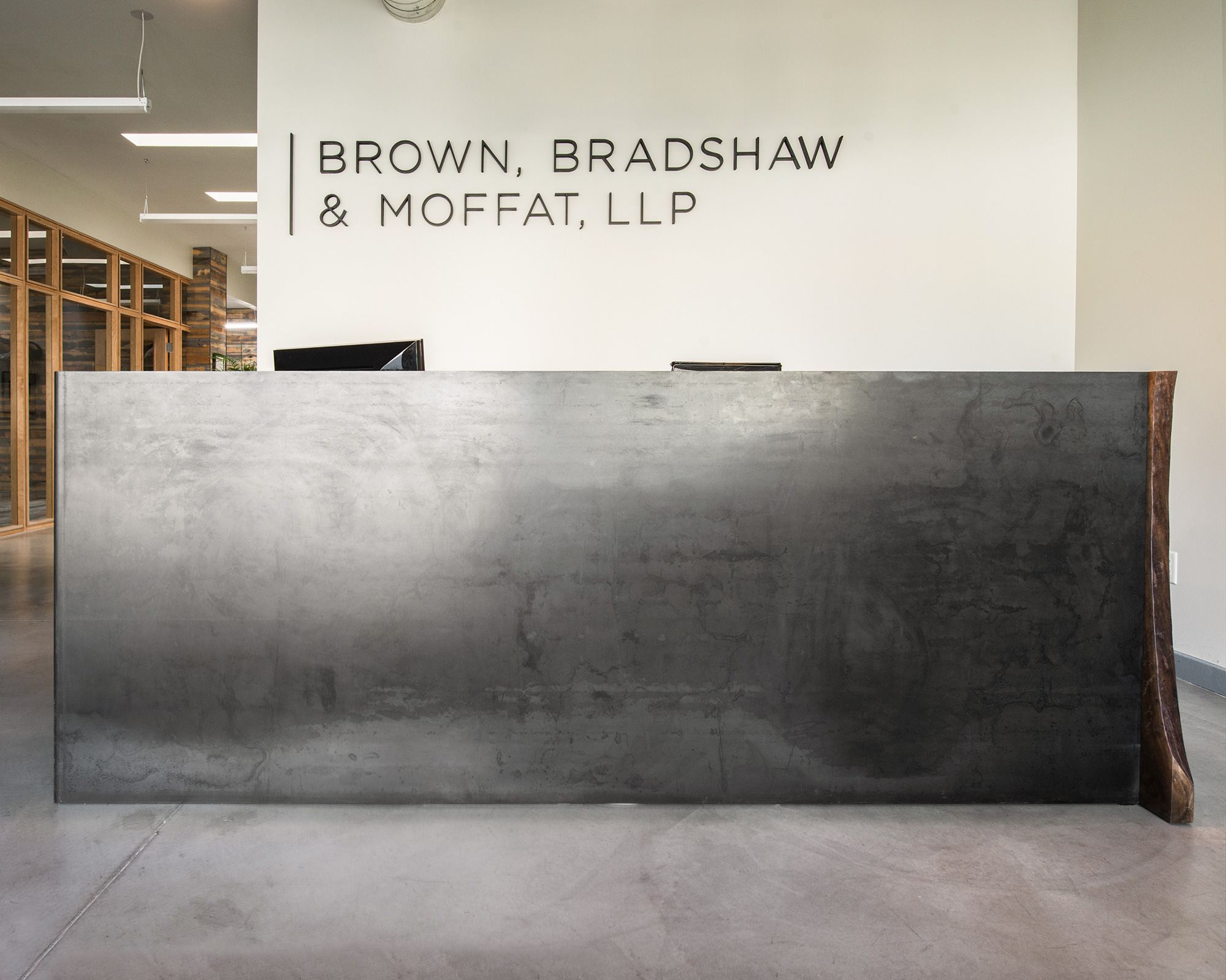 IronClad® Metal Reception Desk 