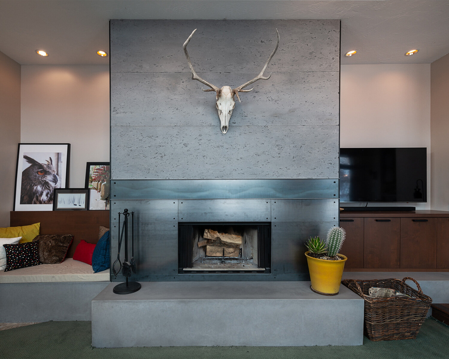 OrganiCrete® and IronClad® Fire Place 