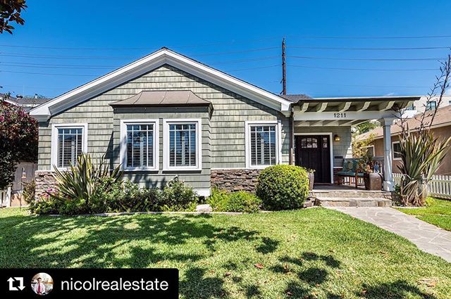 This beautiful coastal style home is open today from 2-4pm. 1211 E Acacia Ave El Segundo $1,499,000 Come visit us! @nicolrealestate @mccain.realtor #mccainrealproperties #nicolrealestategroup #palmrealtyboutique