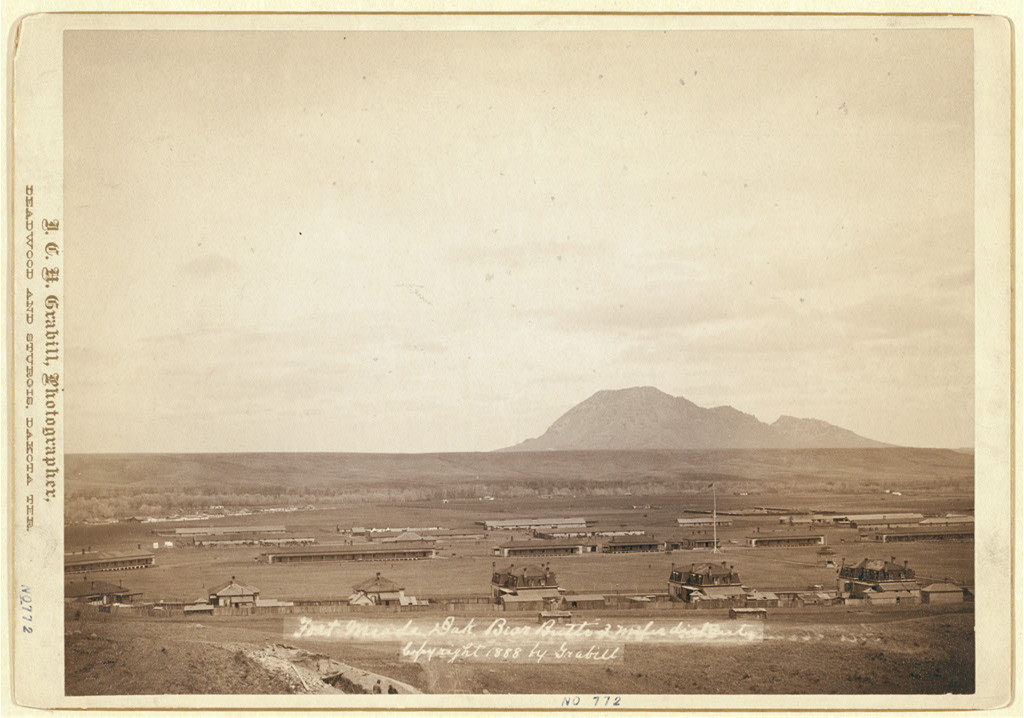 Fort Meade, Dakota. Bear Butte, 3 Miles Distant