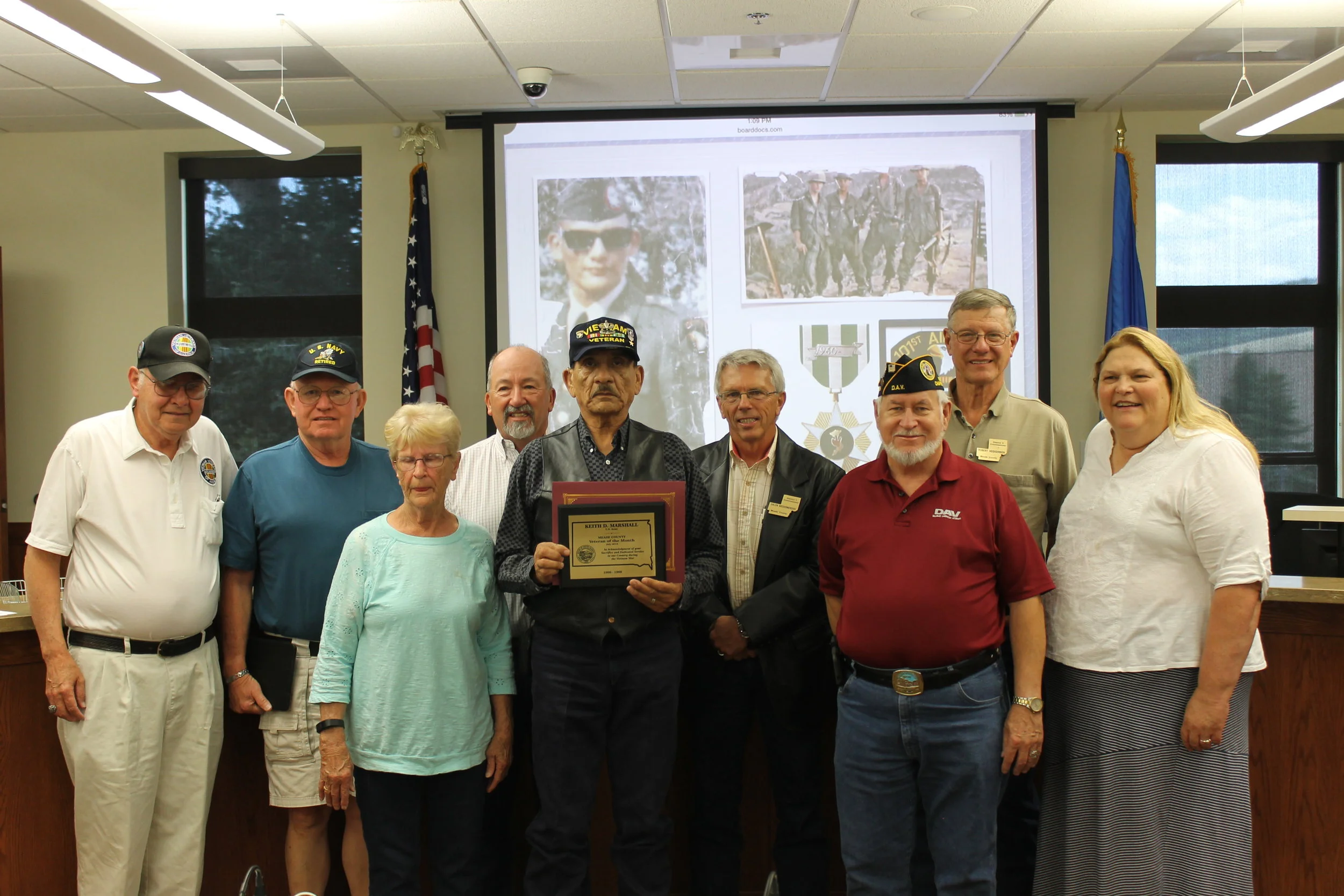 July - Veteran of the Month: Mr. Keith Marshall 