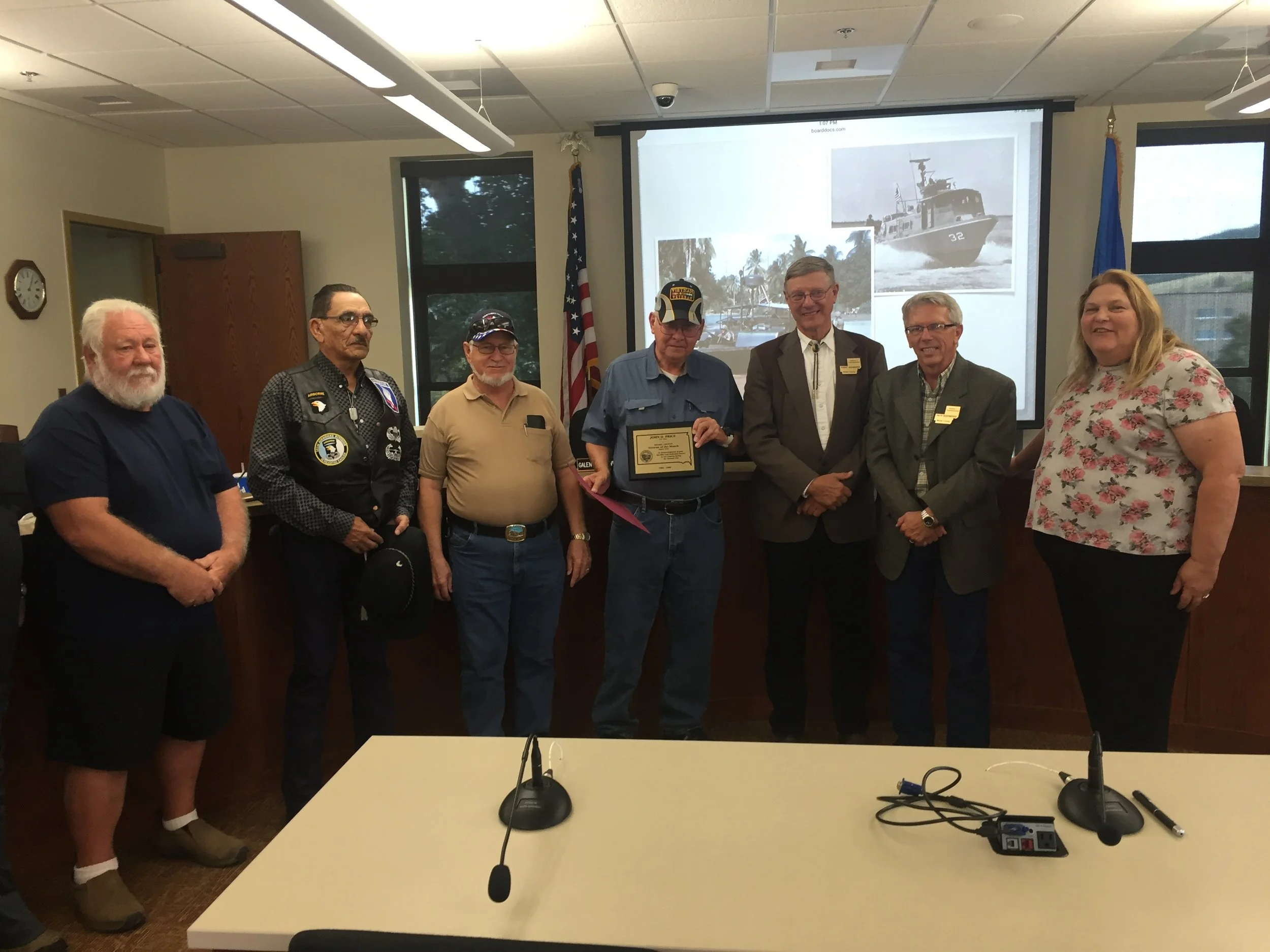 August - Veteran of the Month: Mr. John Price 