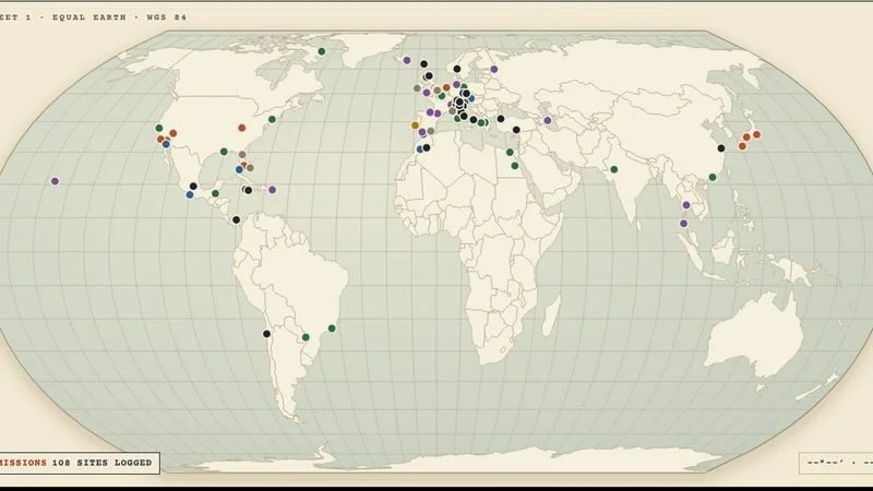 007 Filming Atlas interactive world map of James Bond filming locations