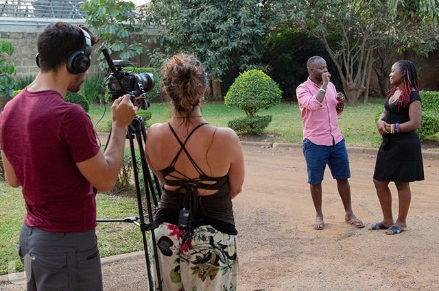&quot;Zicomo&quot; - thank you - in Nyanje. Upside Reports filming Euphemia sharing gratitude for GBCZambia.org supporting her to go to RIT University in NY! She leaves tomorrow! Our 1st interview snailed for 1st Zambian Deaf Leadership Summit in&nbs