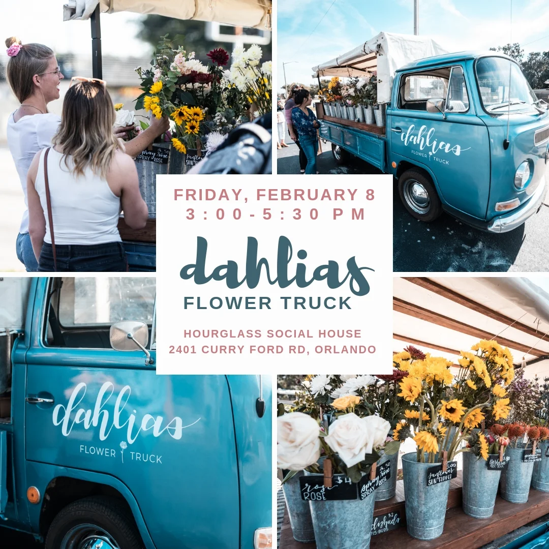 DAHLIAS FLOWER TRUCK POP-UP