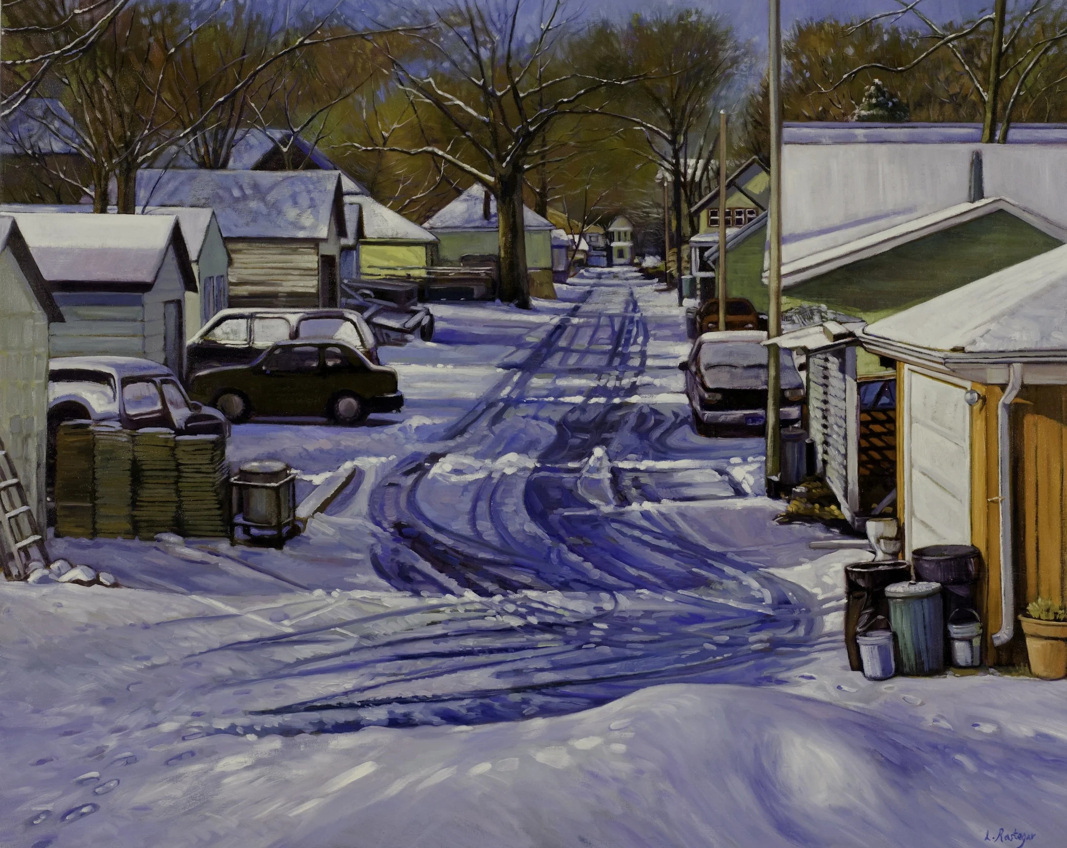 Winter in Fargo Alley