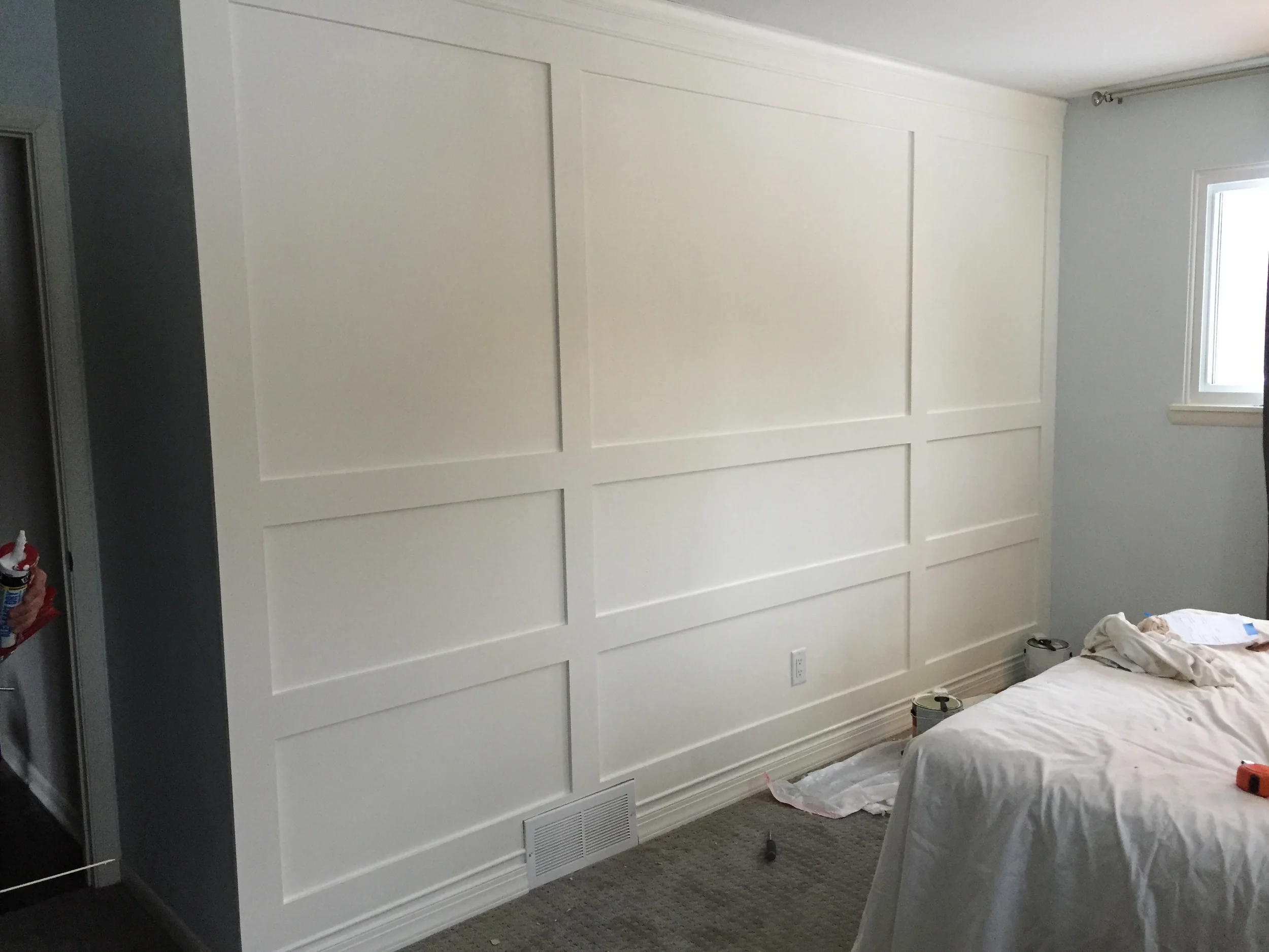 Building A Wood Paneled Wall You Can Do It Too Grand