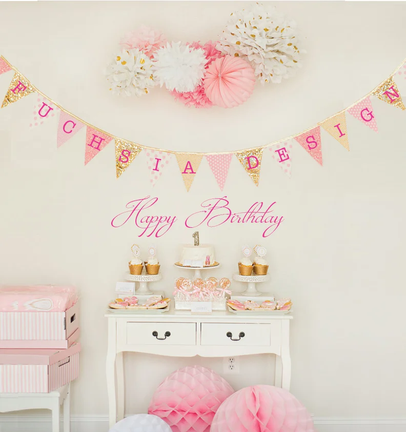 Fuchsia Design Happy Birthday