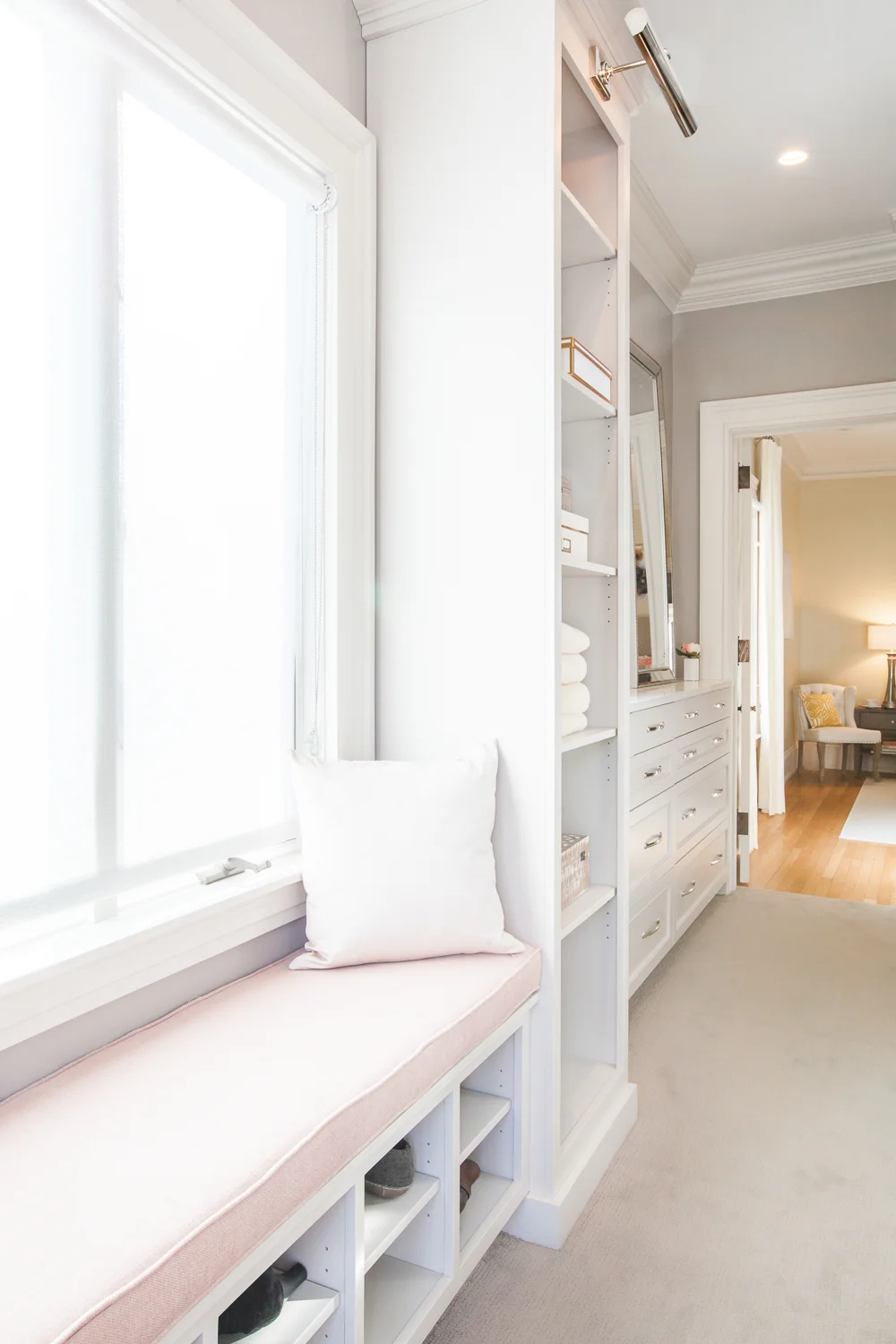 Heritage Hill Home, Grand Rapids, Michigan, Interior Designer, Fuchsia Design, Fuschia Design, Autumn Fuchs, Interior Design, West Michigan, Autocad, bathroom design, master bedroom, historic home, yellow bedroom, room and board