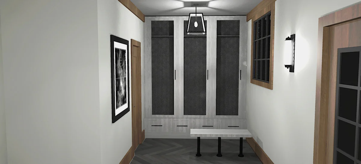 Vestibule Sketchup Concept Rendering #2
