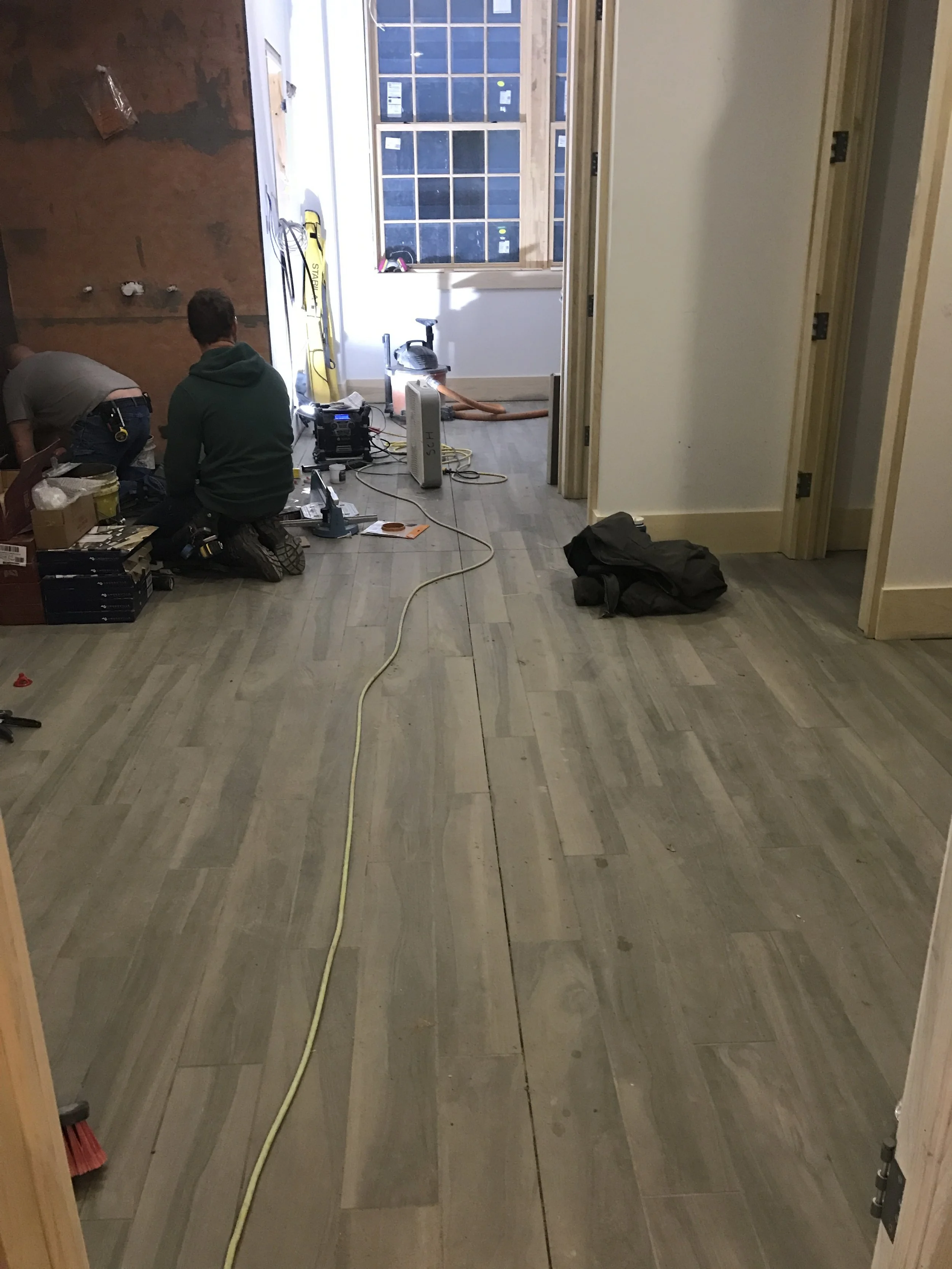 Locker Room Progress Shot